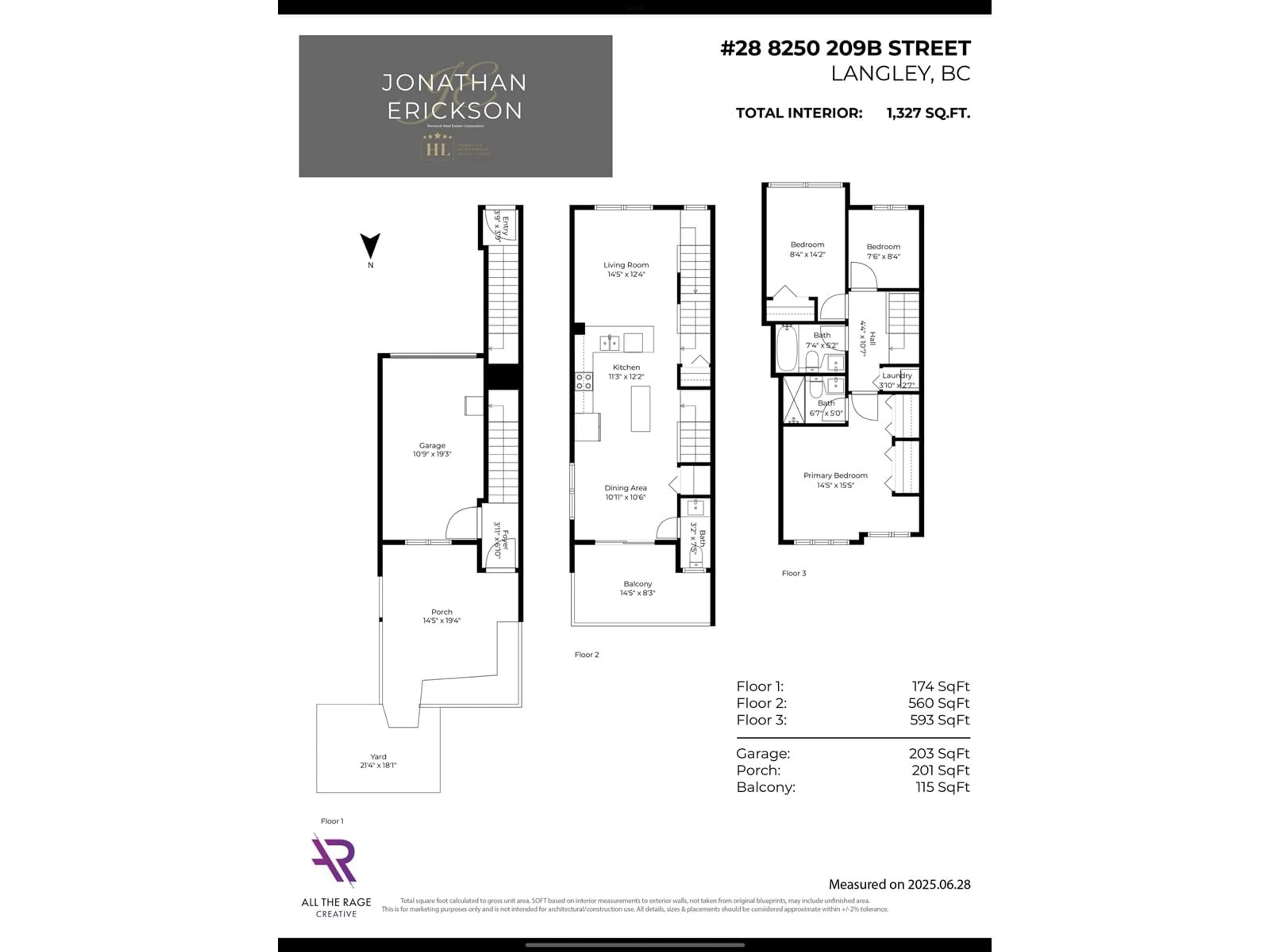 Floor plan for 28 - 8250 209B, Langley British Columbia V2Y0J7
