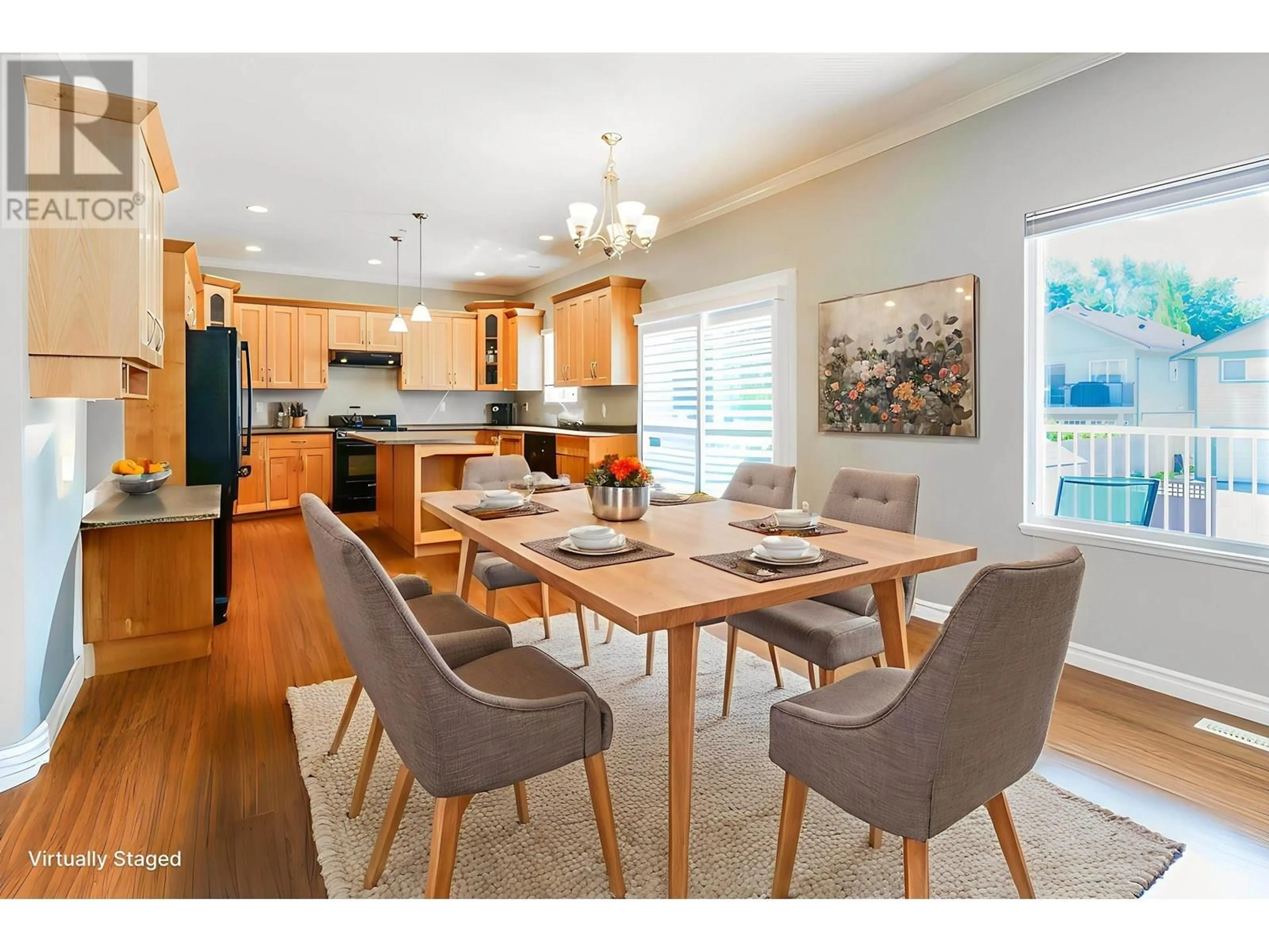 Open concept kitchen, wood/laminate floor for 23674 111A AVENUE, Maple Ridge British Columbia V2W2G1