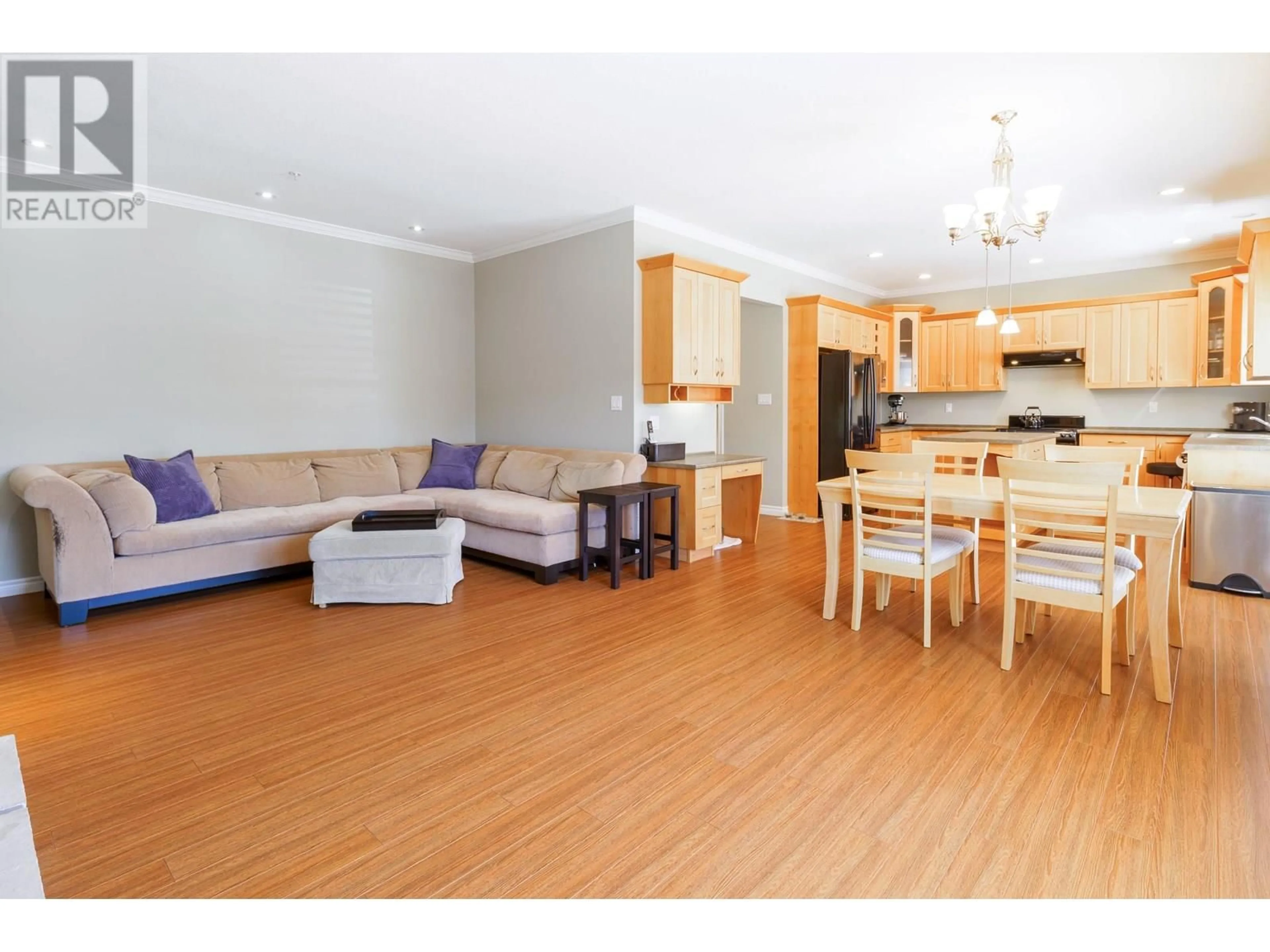 Living room with furniture, wood/laminate floor for 23674 111A AVENUE, Maple Ridge British Columbia V2W2G1