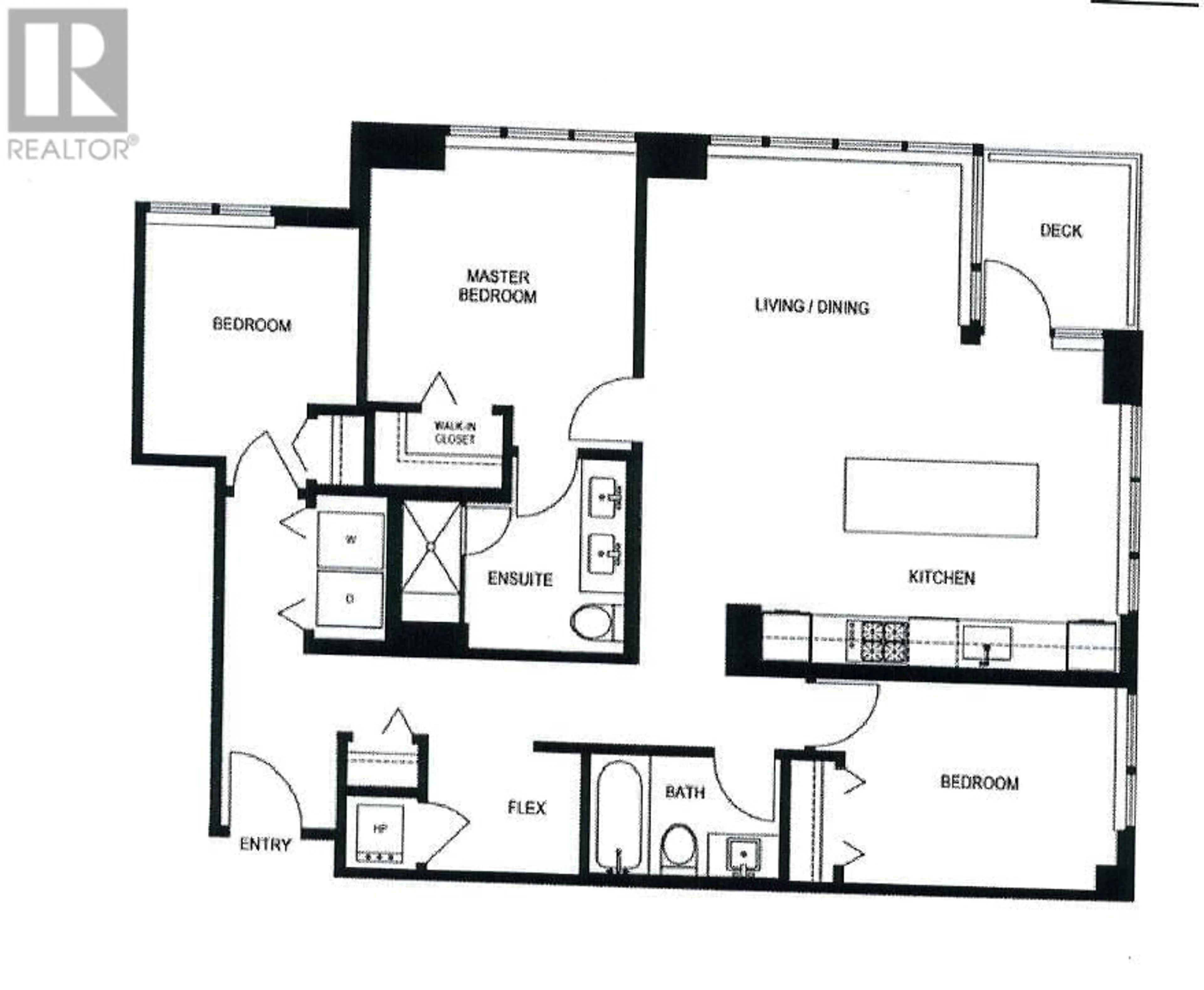 Floor plan for 805 - 3333 BROWN ROAD, Richmond British Columbia V6X0P6