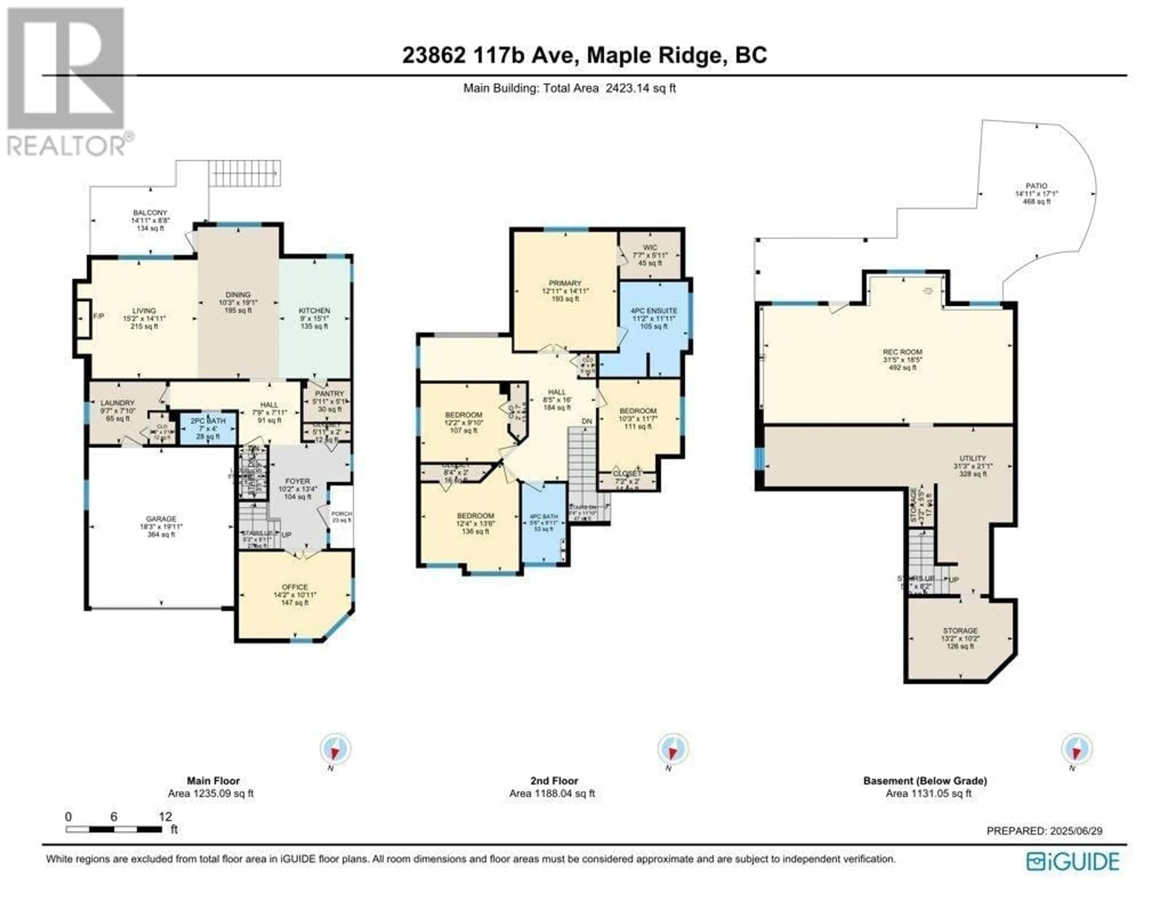 Floor plan for 23862 117B AVENUE, Maple Ridge British Columbia V4R2V4