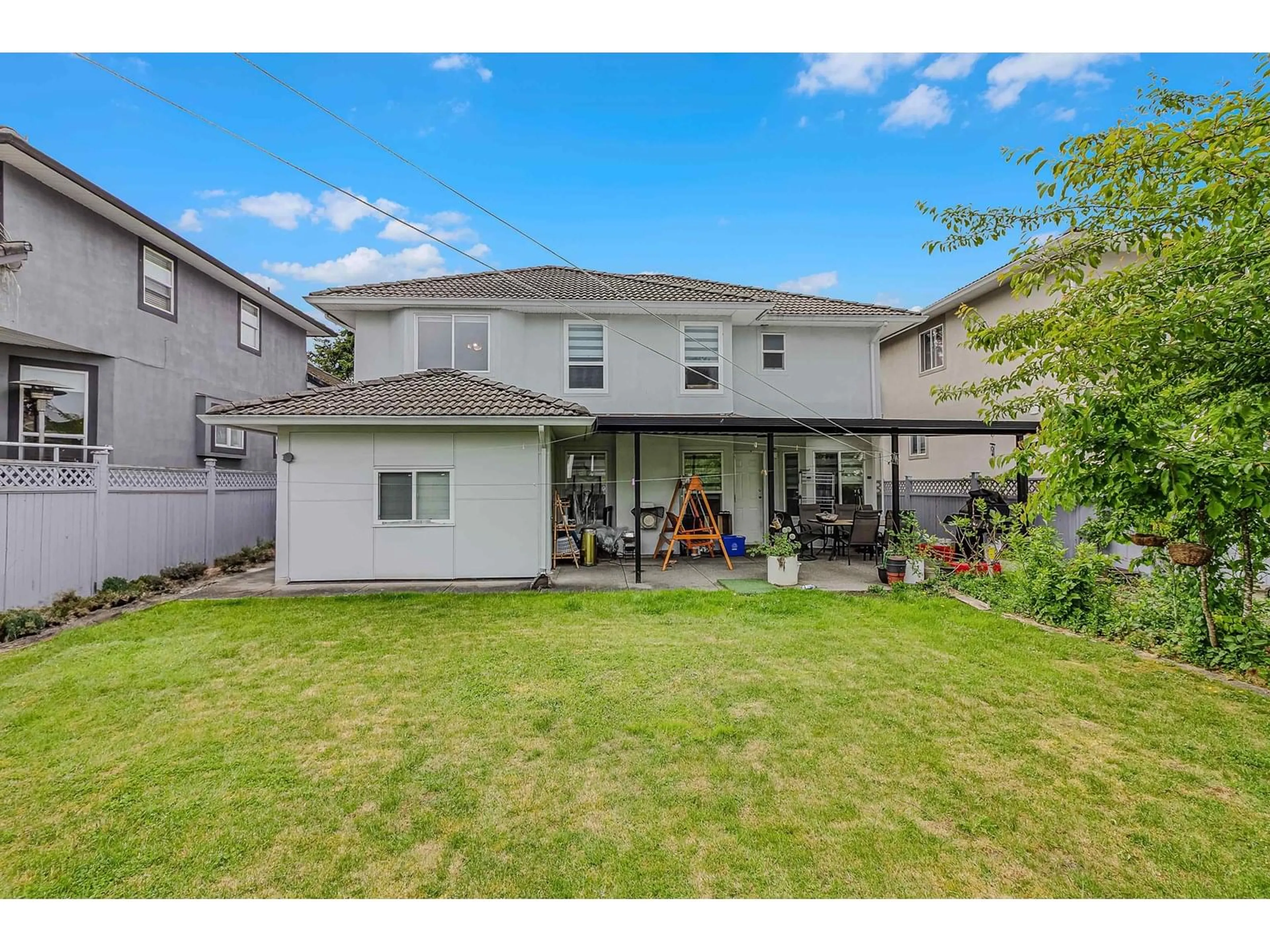 A pic from outside/outdoor area/front of a property/back of a property/a pic from drone, unknown for 8348 133, Surrey British Columbia V3W1E4