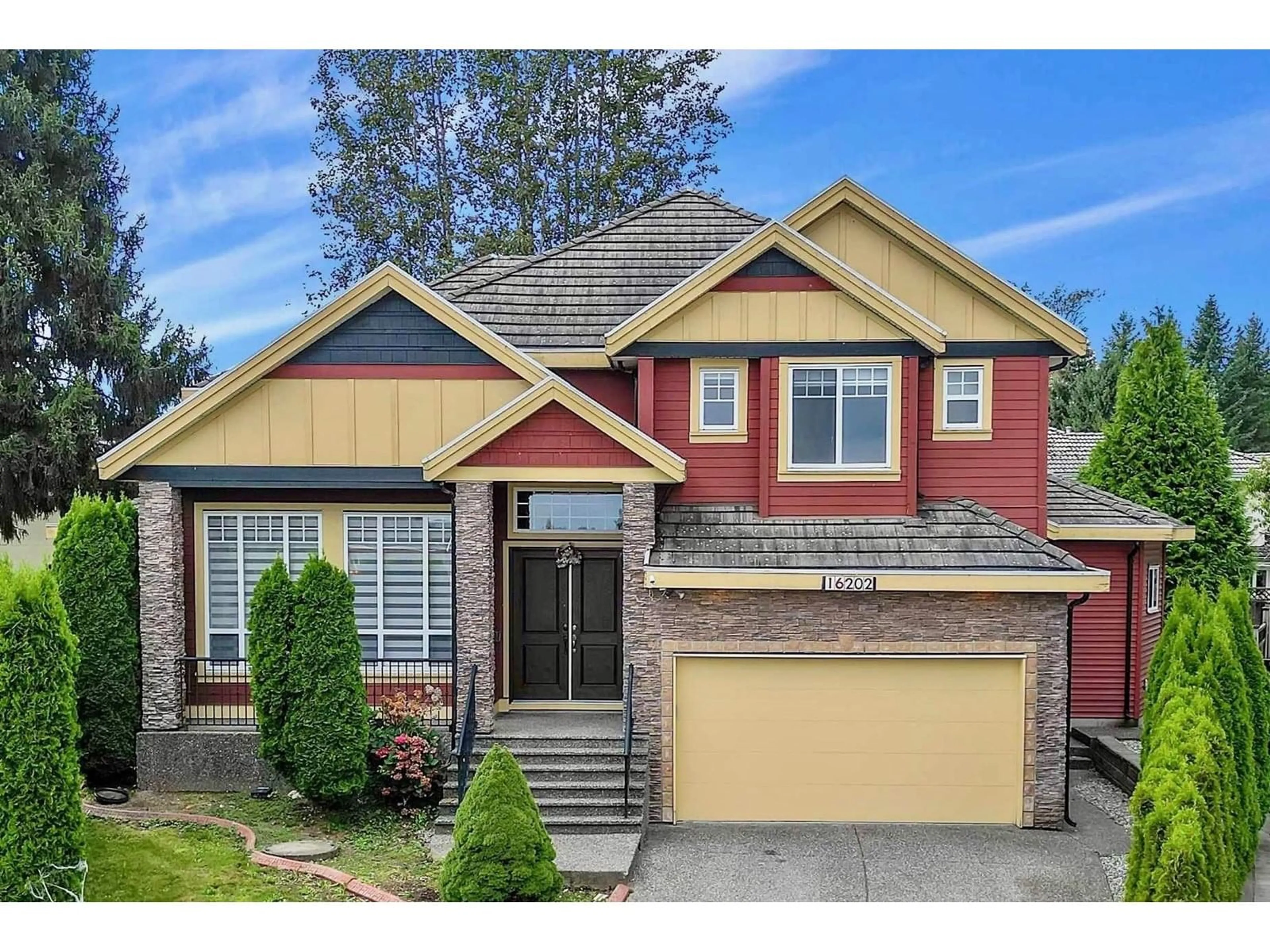 Home with brick exterior material, street for 16202 96A, Surrey British Columbia V4N5X1