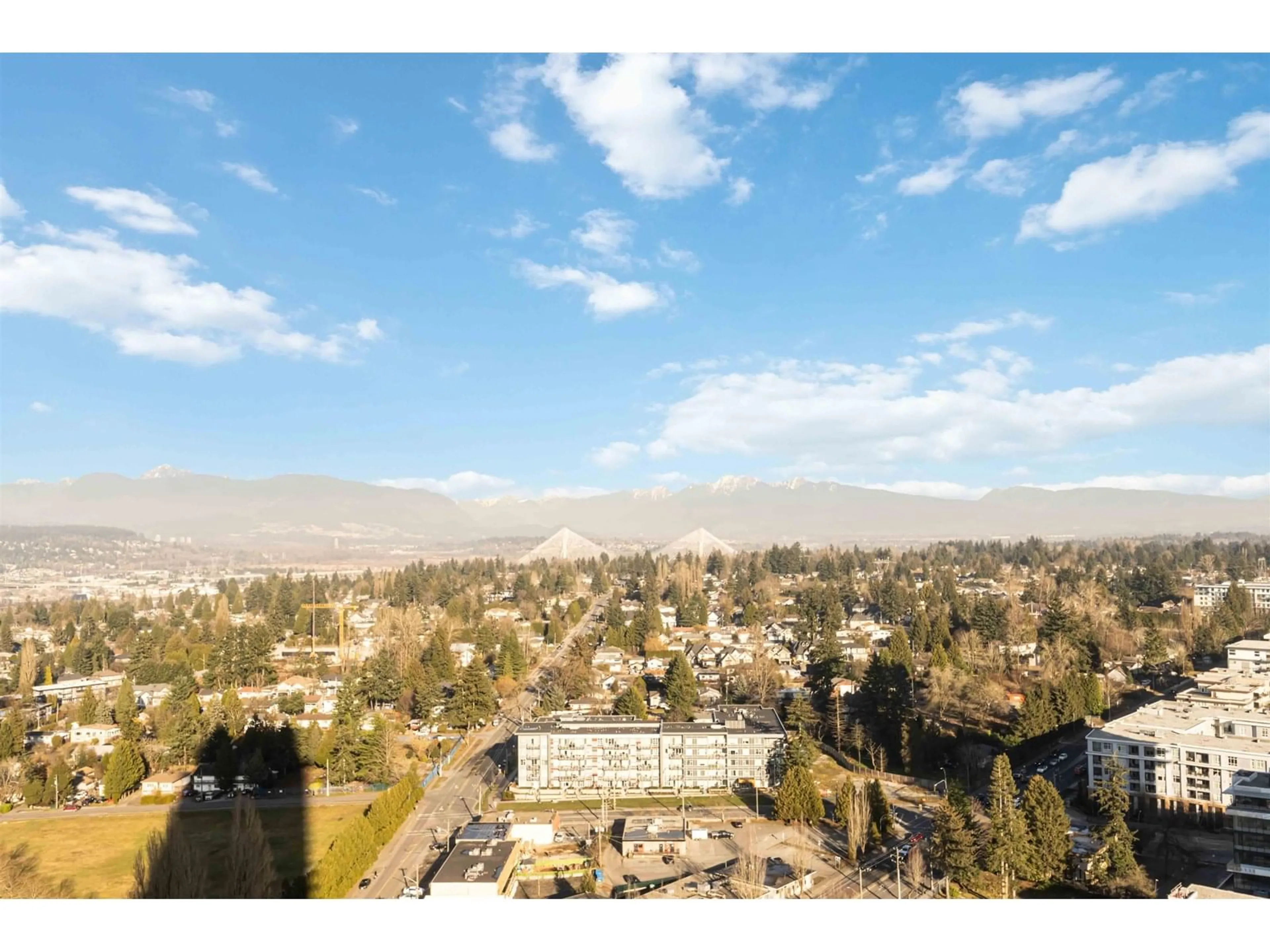 A pic from outside/outdoor area/front of a property/back of a property/a pic from drone, mountain view for 2903 - 10750 135A, Surrey British Columbia V3T0V4