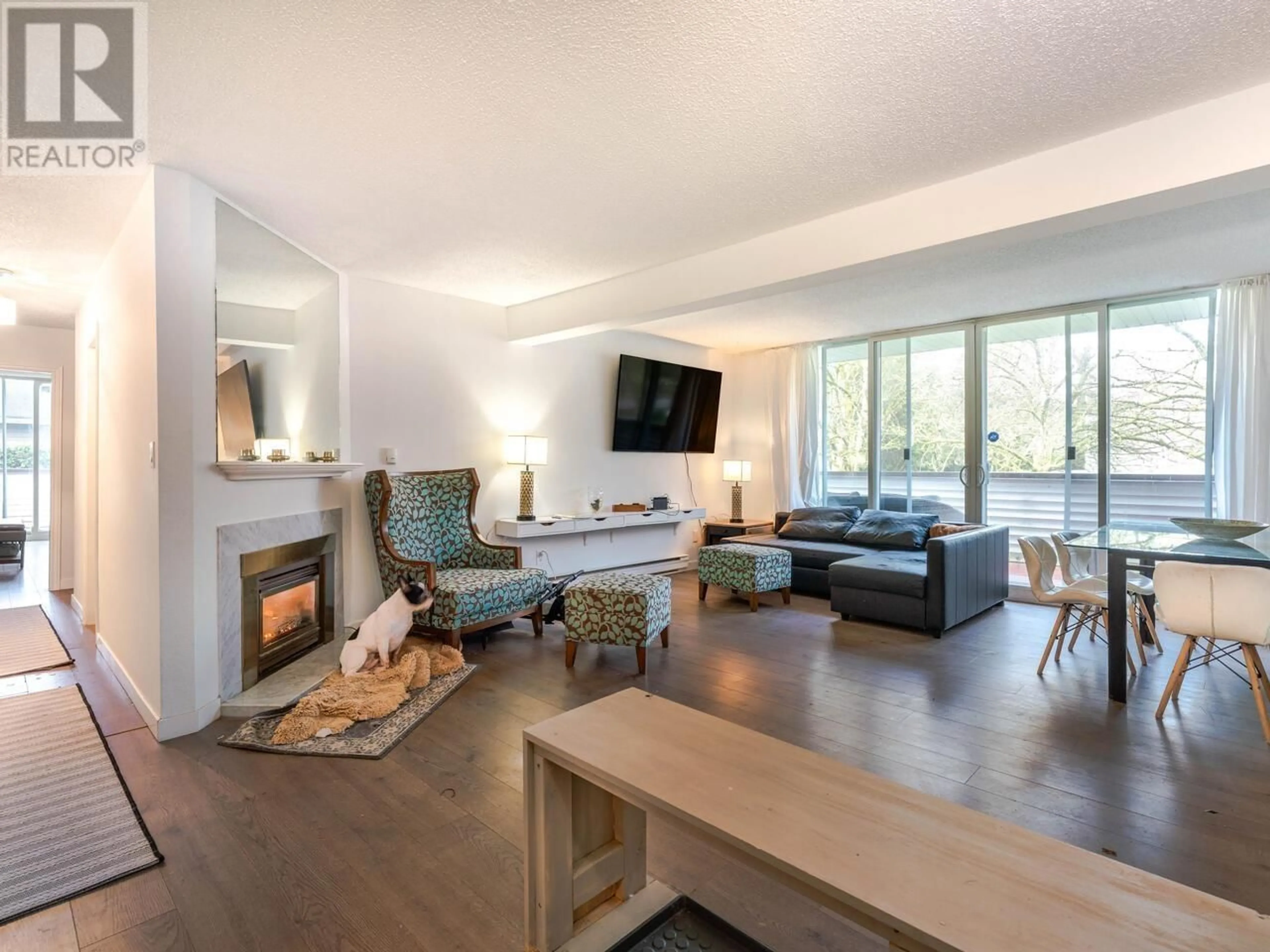 Living room with furniture, unknown for 116 - 9151 NO. 5 ROAD, Richmond British Columbia V7A4T9