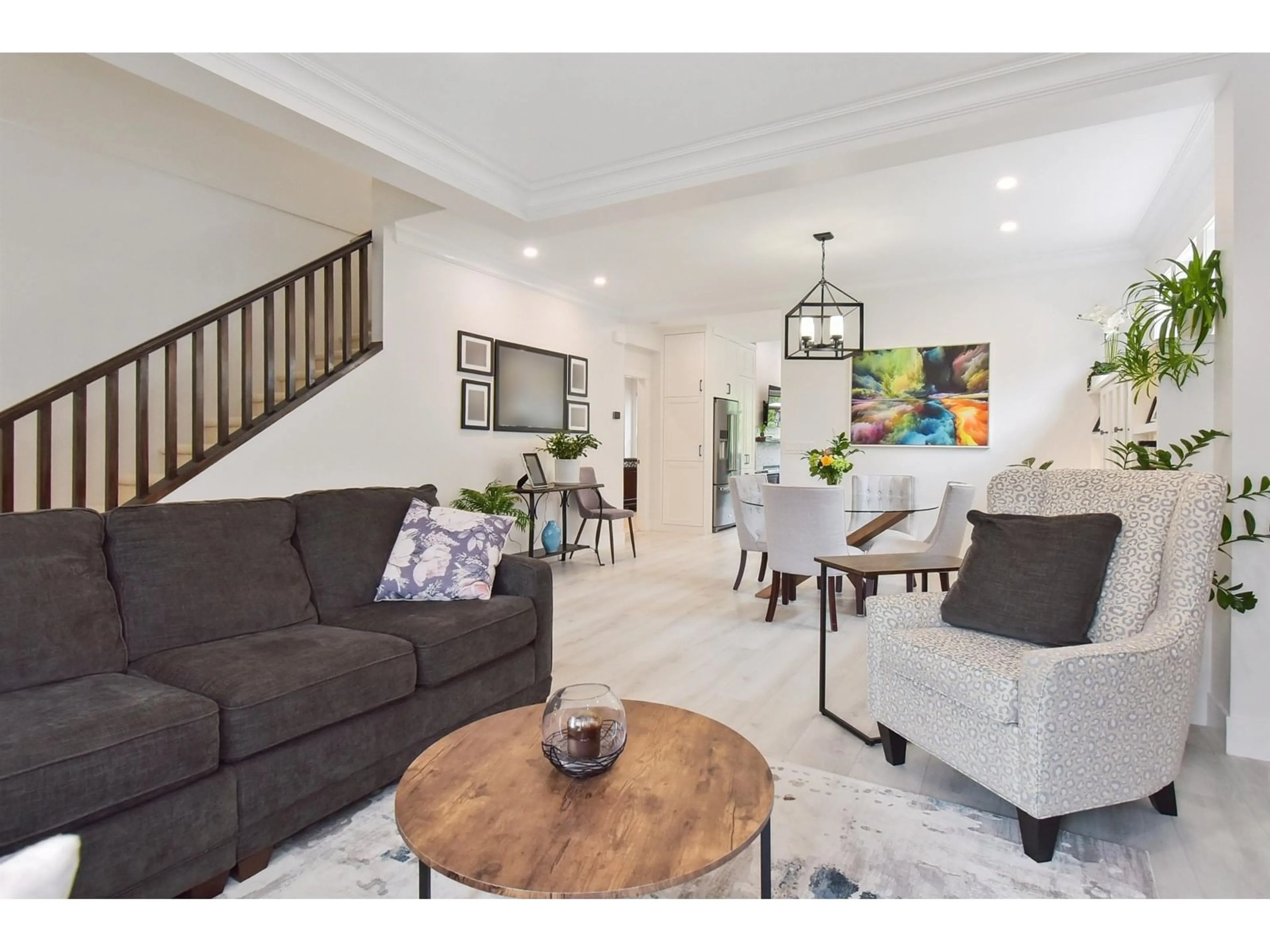 Living room with furniture, unknown for 5 - 18088 8, Surrey British Columbia V3Z9T6