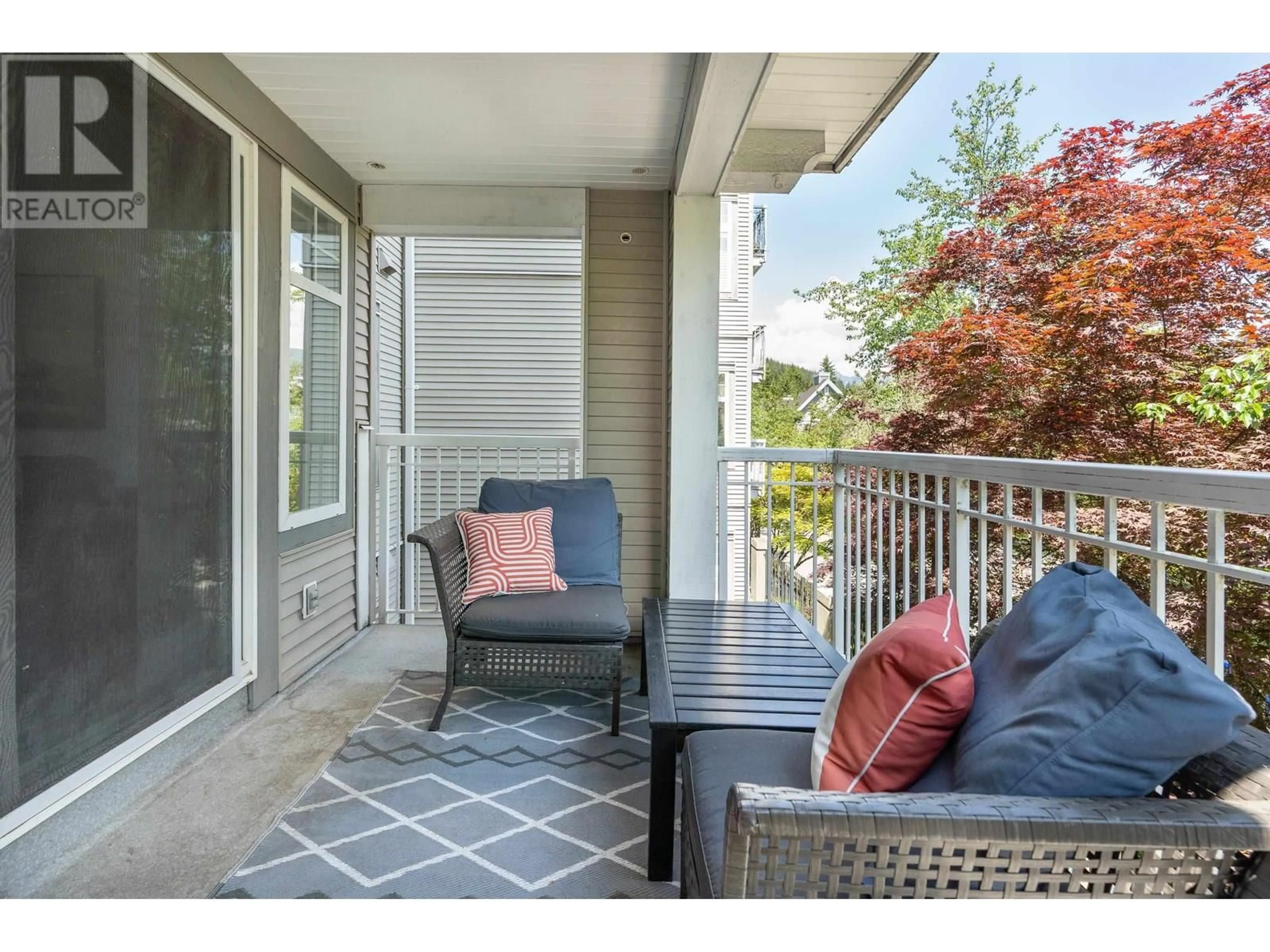 Patio, water/lake/river/ocean view for 212 - 1432 PARKWAY BOULEVARD, Coquitlam British Columbia V3E3L9