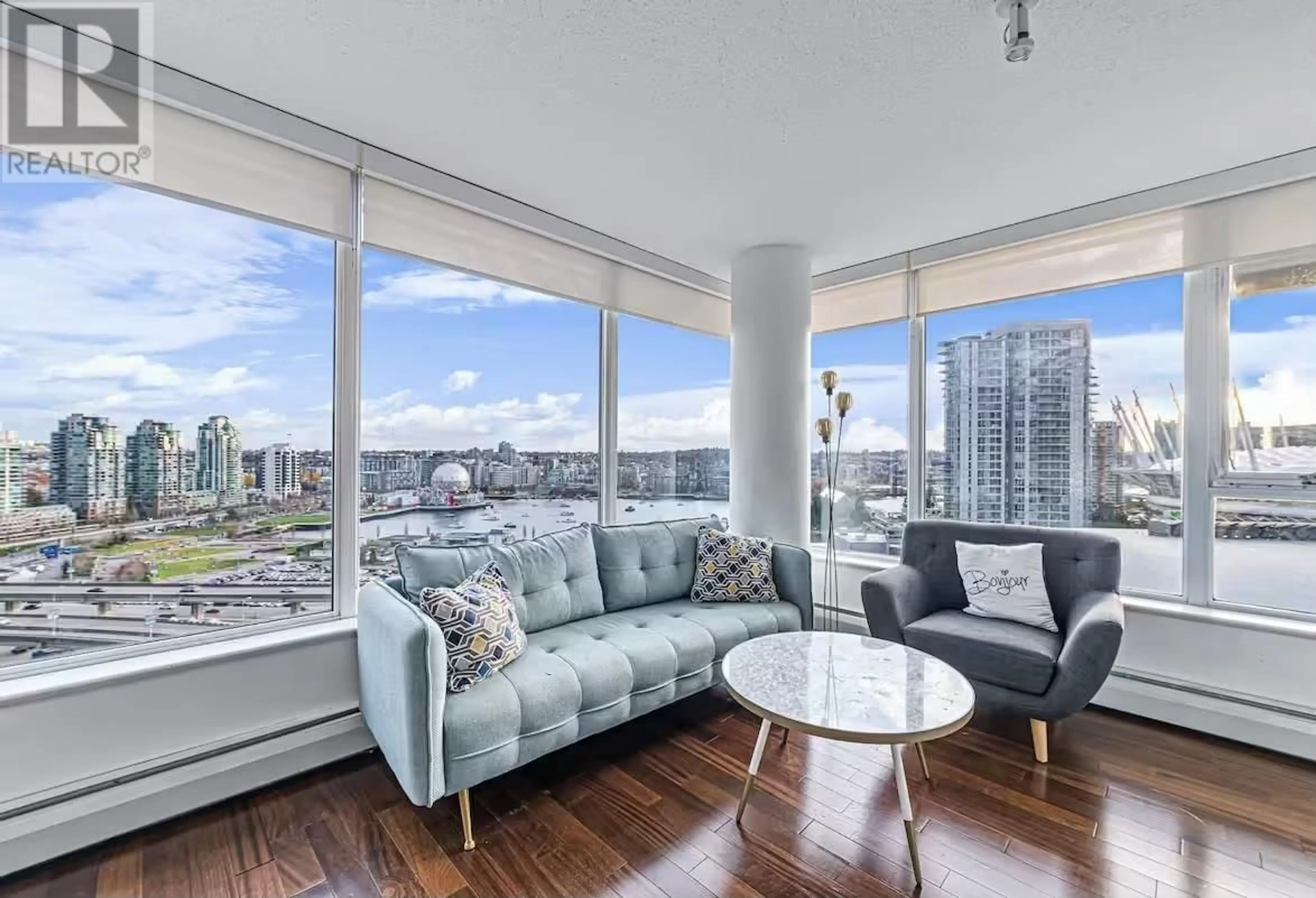 Living room with furniture, unknown for 2202 - 688 ABBOTT STREET, Vancouver British Columbia V6B0B9
