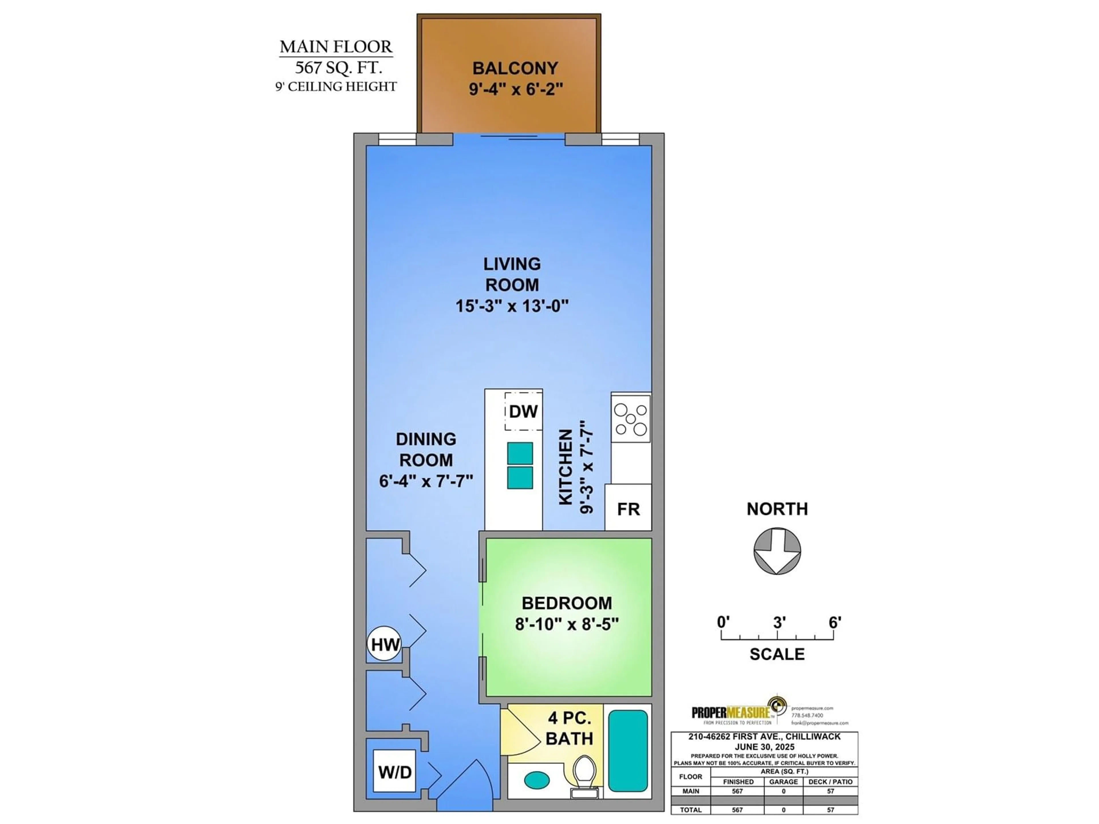 Floor plan for 210 - 46262 FIRST AVENUE, Chilliwack British Columbia V2P0C3