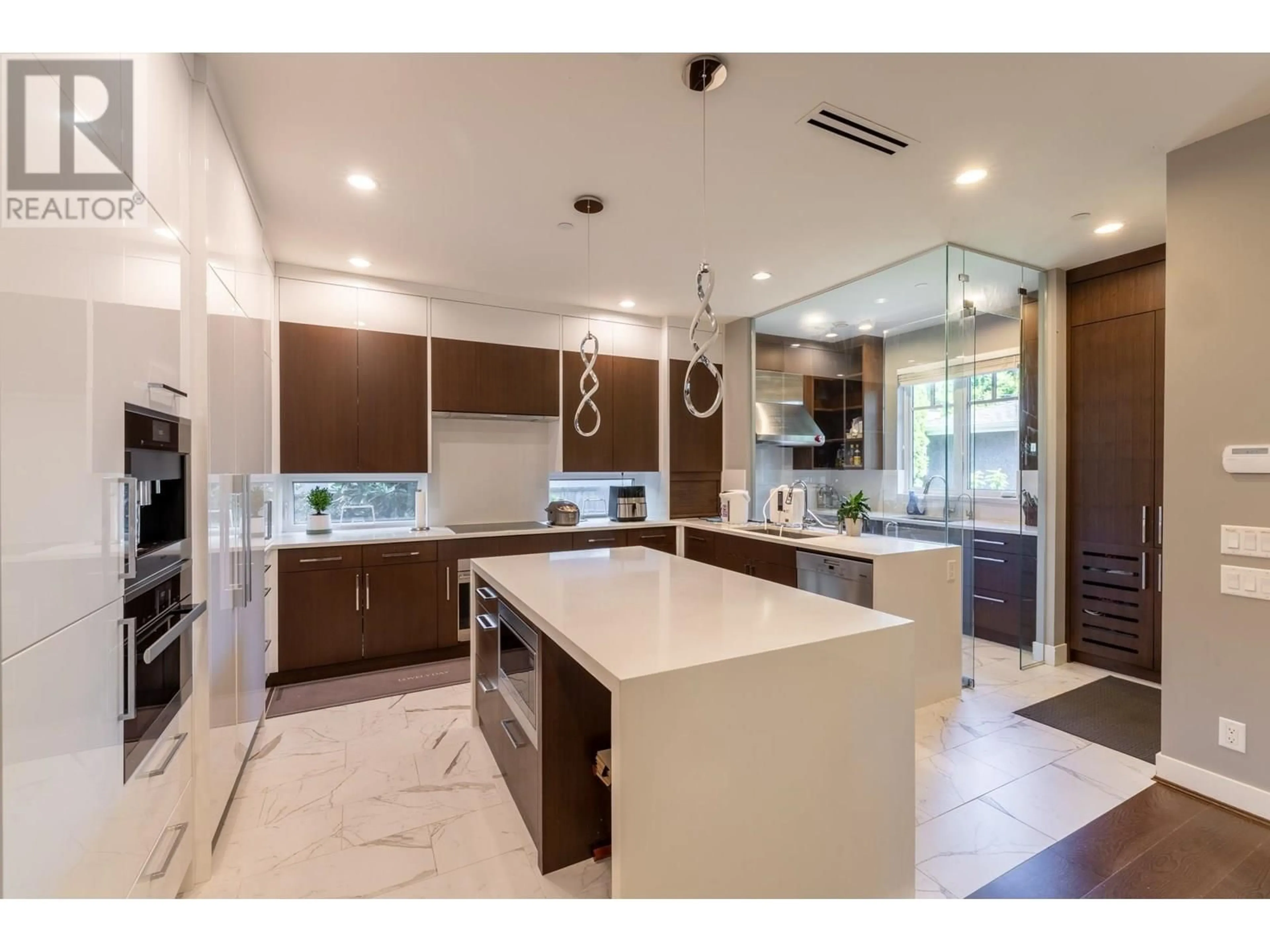 Contemporary kitchen, ceramic/tile floor for 3409 32ND AVENUE, Vancouver British Columbia V6S1Y8