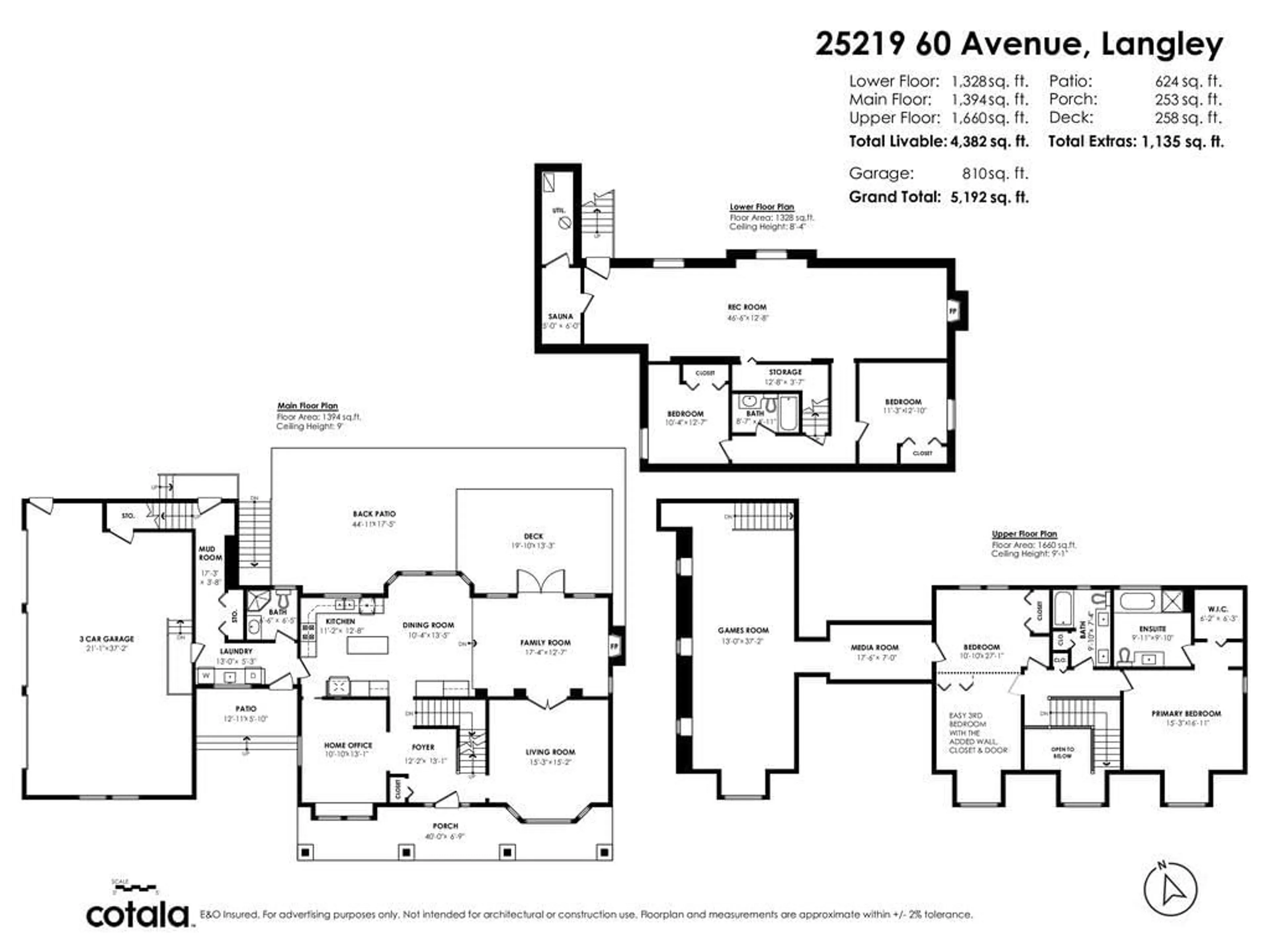 Floor plan for 25219 60, Langley British Columbia V4W1G9