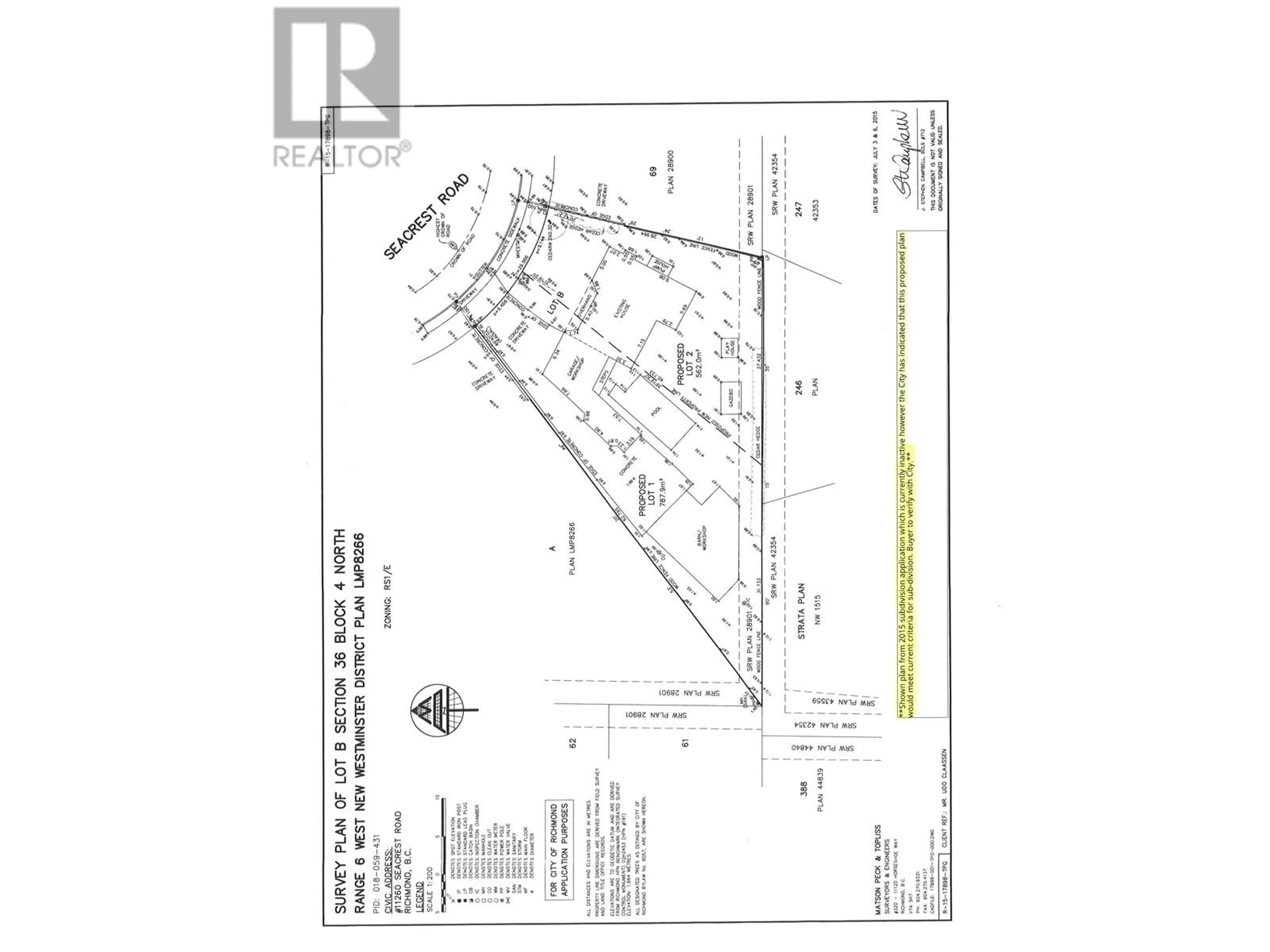 Floor plan for 11260 SEACREST ROAD, Richmond British Columbia V7A3L6