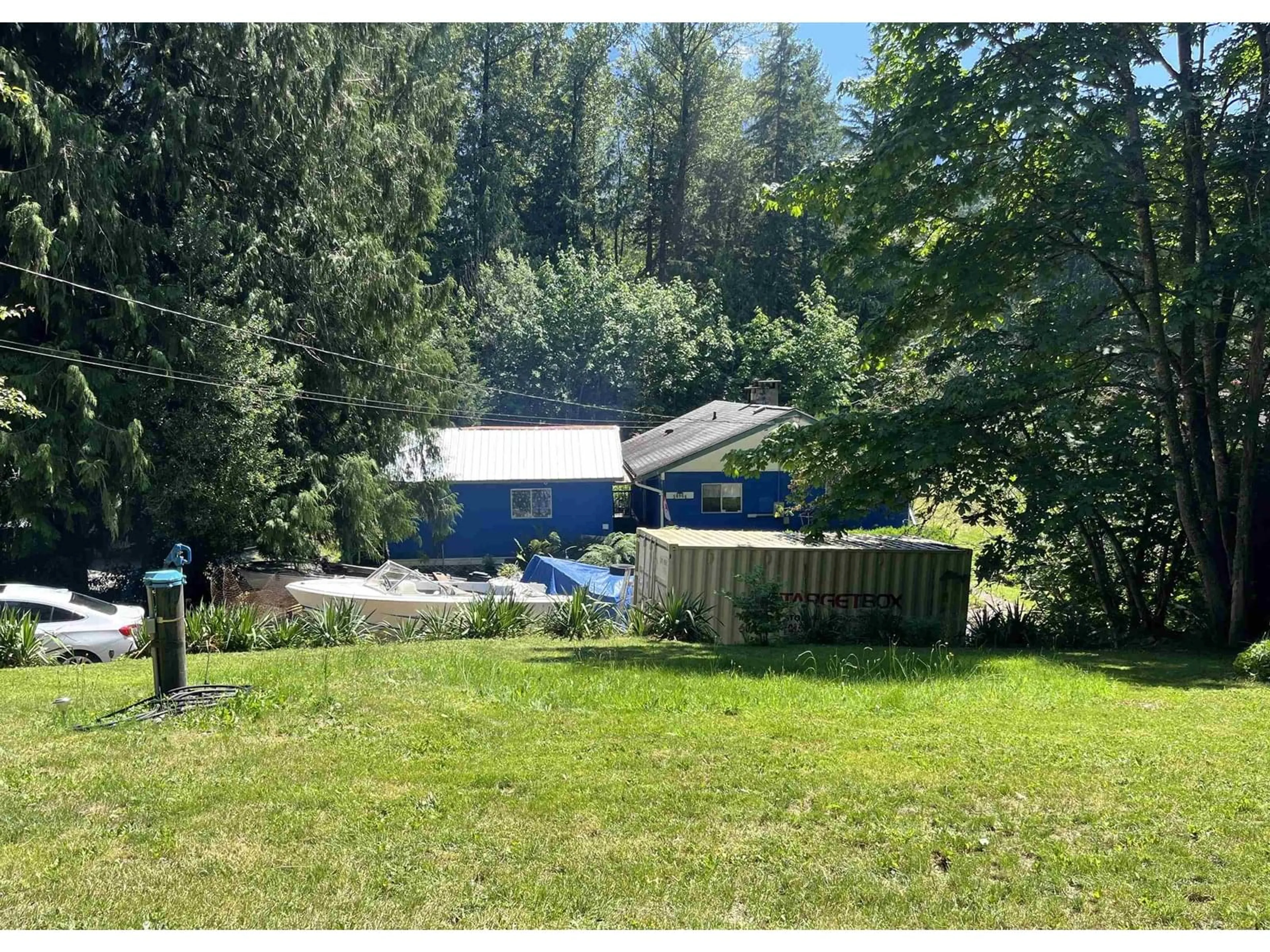 A pic from outside/outdoor area/front of a property/back of a property/a pic from drone, forest/trees view for 50964 O'BYRNE ROAD, Chilliwack British Columbia V4Z1B6