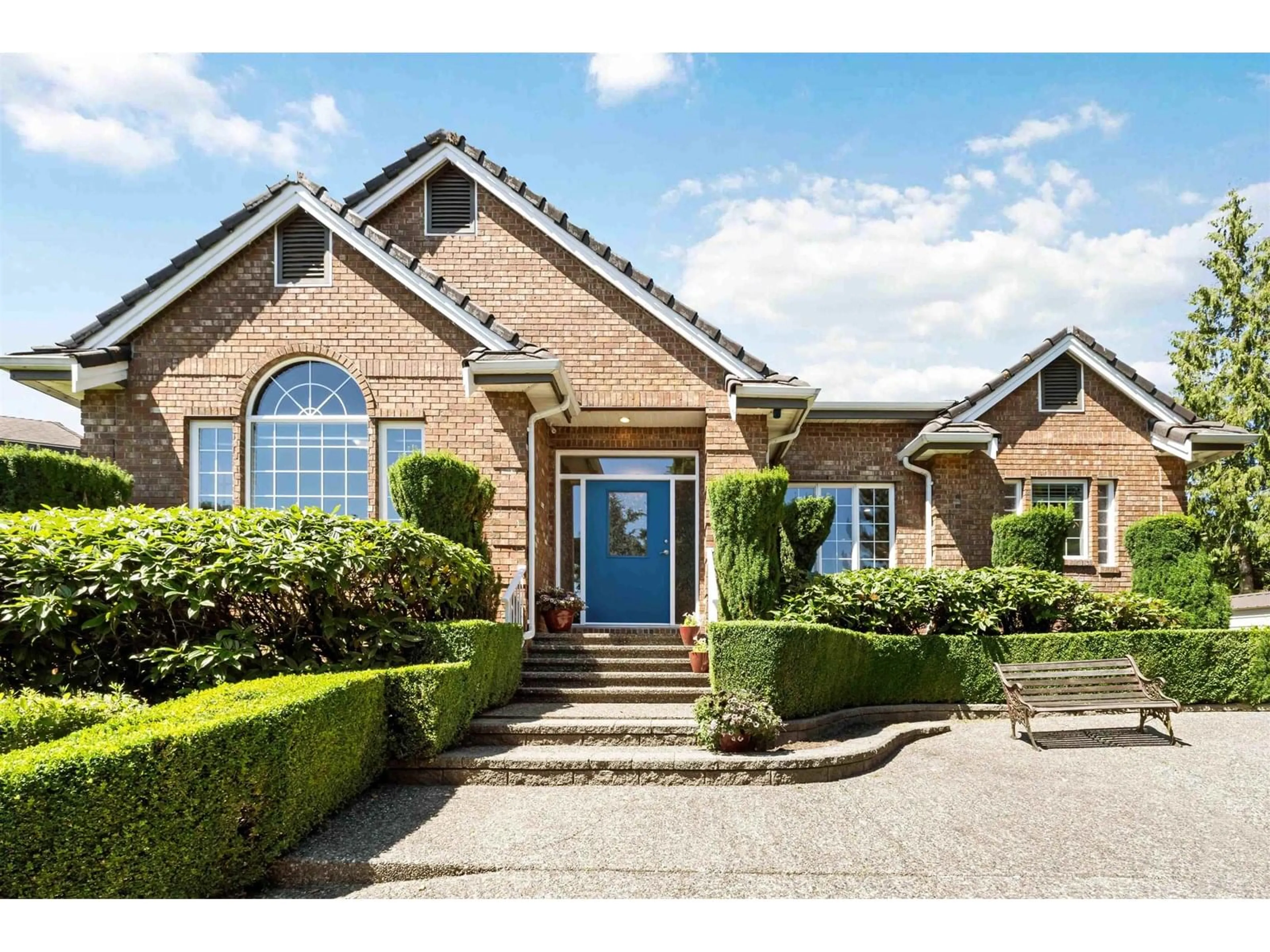 Home with brick exterior material, street for 8883 164A, Surrey British Columbia V4N1A2