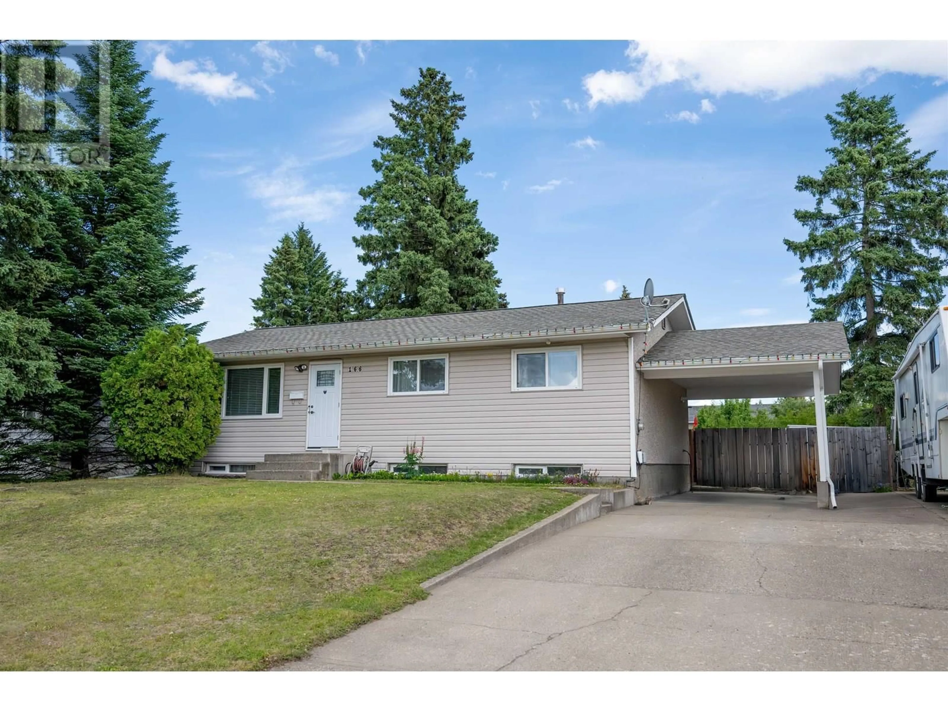 Home with vinyl exterior material, street for 166 BRIGADE DRIVE, Prince George British Columbia V2M4N6