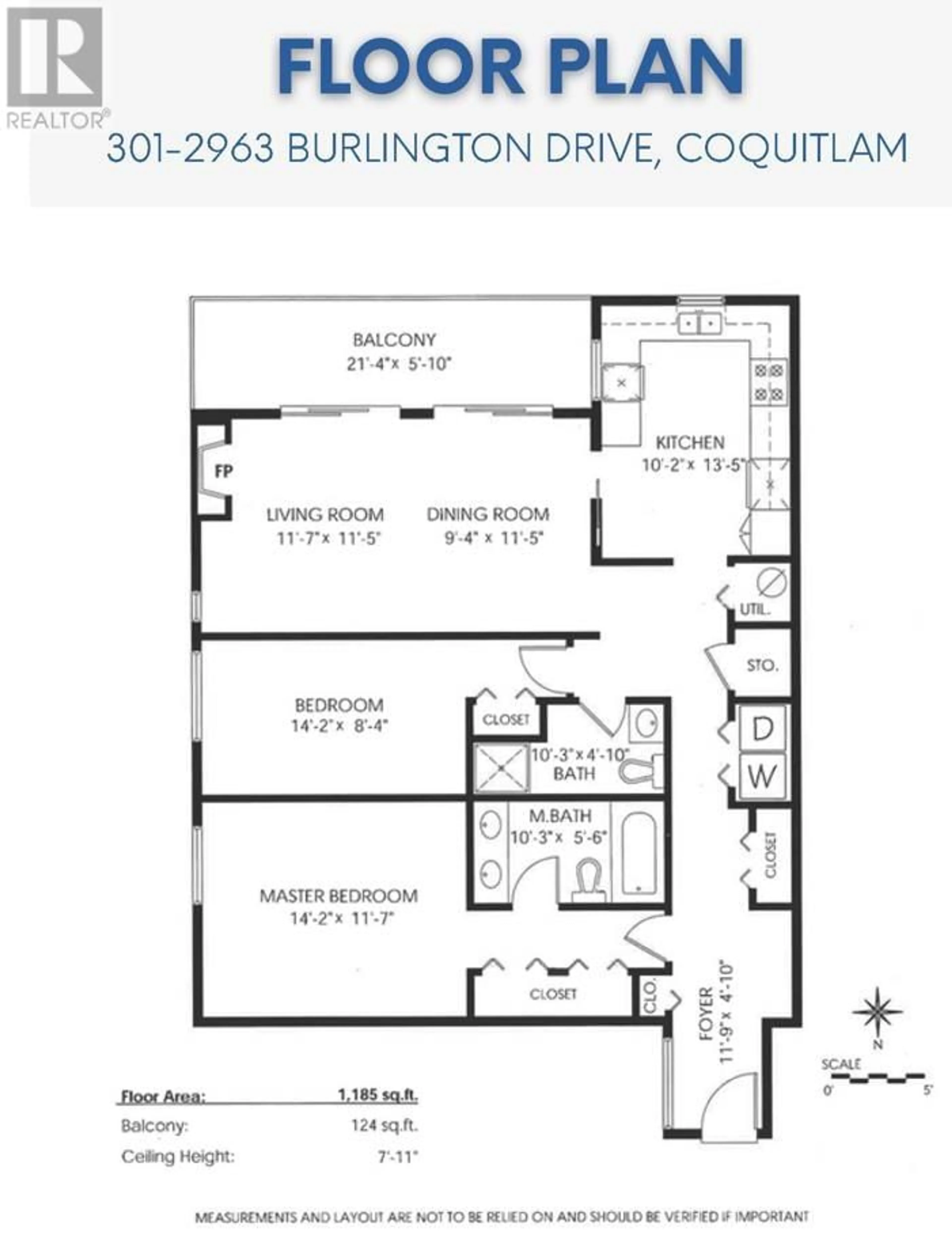 Floor plan for 301 - 2963 BURLINGTON DRIVE, Coquitlam British Columbia V3B6X1