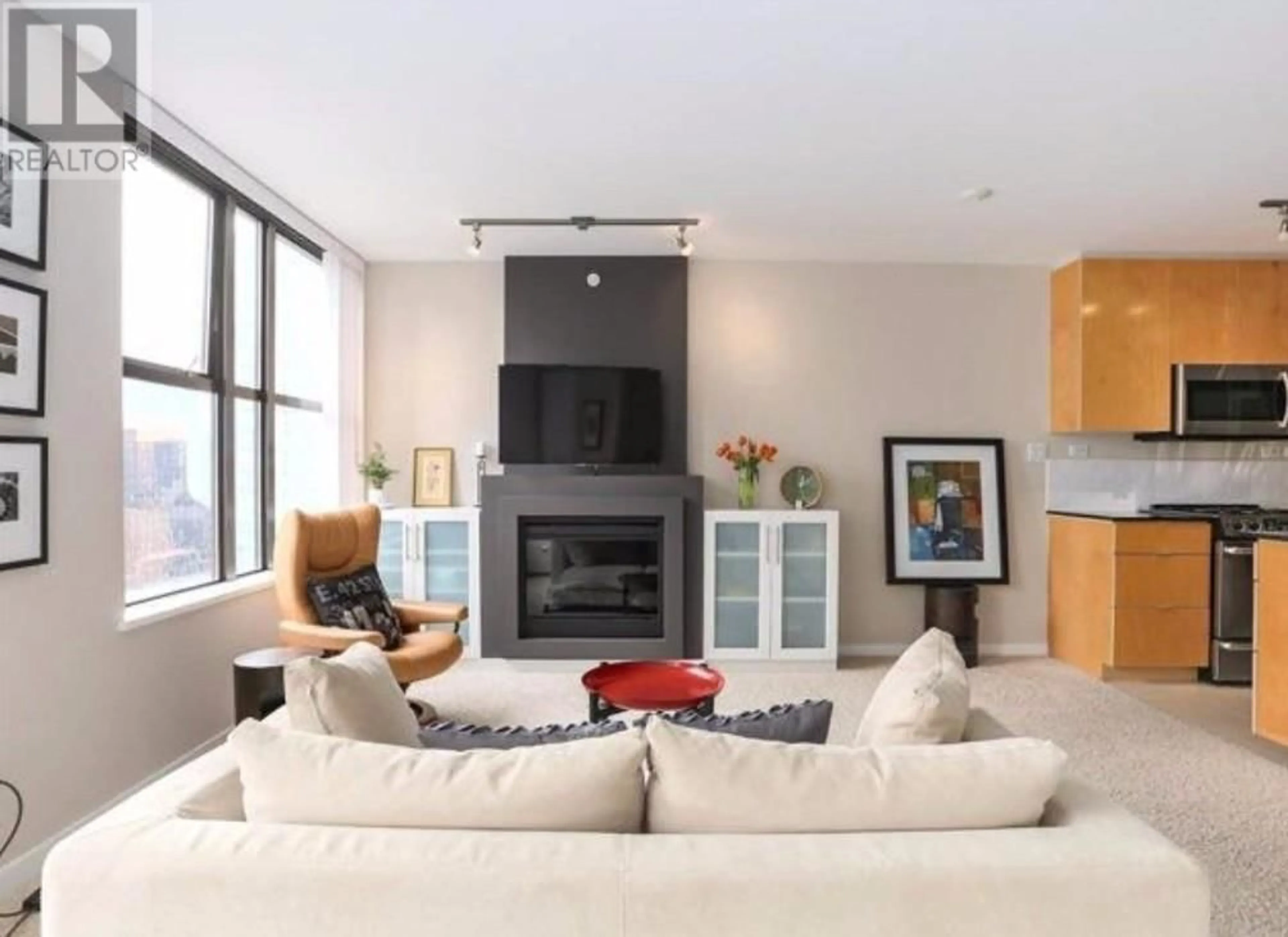 Living room with furniture, unknown for 1602 - 989 BEATTY STREET, Vancouver British Columbia V6Z3C2