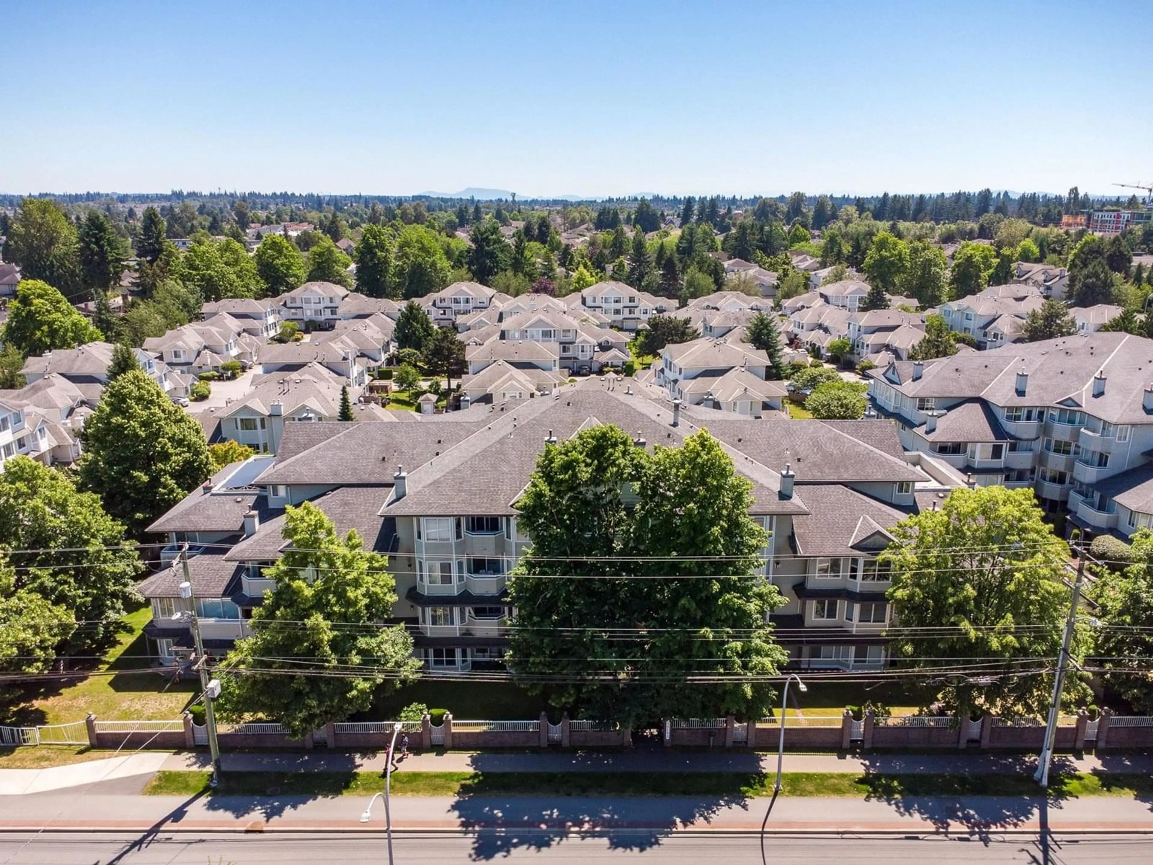 A pic from outside/outdoor area/front of a property/back of a property/a pic from drone, city buildings view from balcony for 312 - 12160 80, Surrey British Columbia V3W0V3