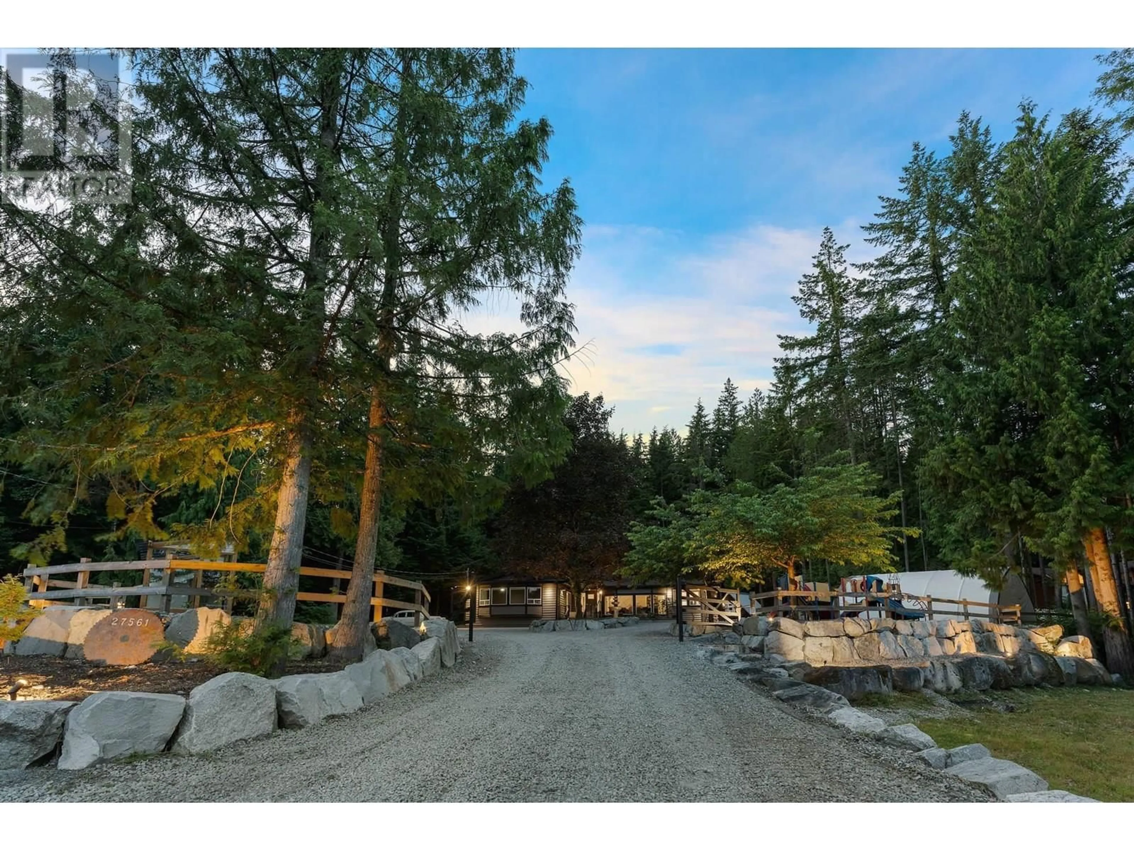 A pic from outside/outdoor area/front of a property/back of a property/a pic from drone, forest/trees view for 27561 SAYERS CRESCENT, Maple Ridge British Columbia V2W1N3