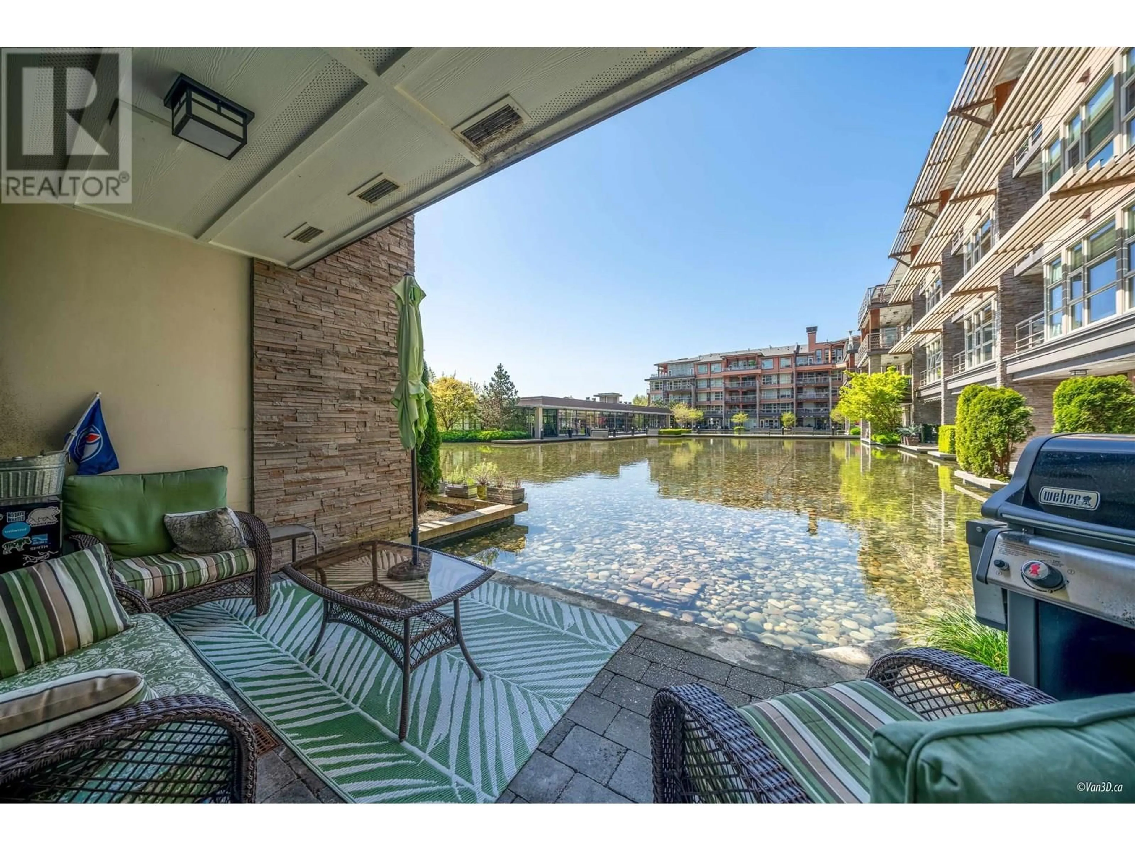 Patio, water/lake/river/ocean view for 111 - 3606 ALDERCREST DRIVE, North Vancouver British Columbia V7G0A3