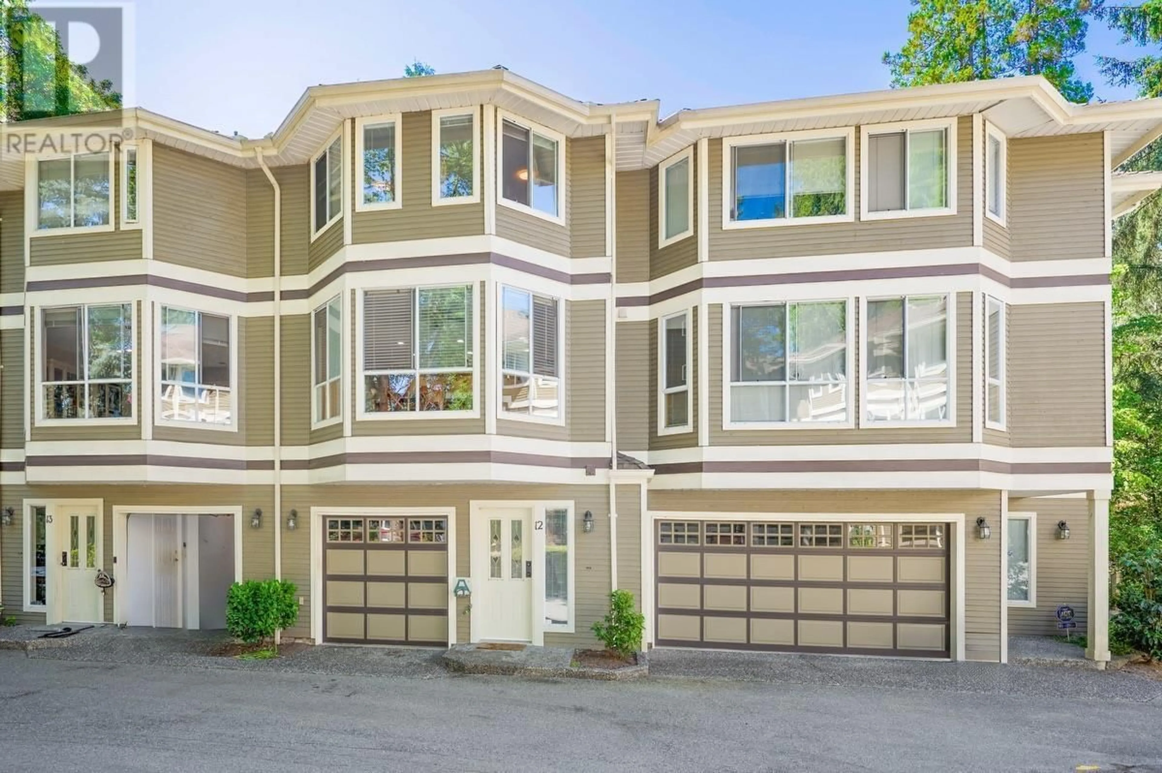 Home with vinyl exterior material, street for 12 - 3228 RALEIGH STREET, Port Coquitlam British Columbia V3C3J5