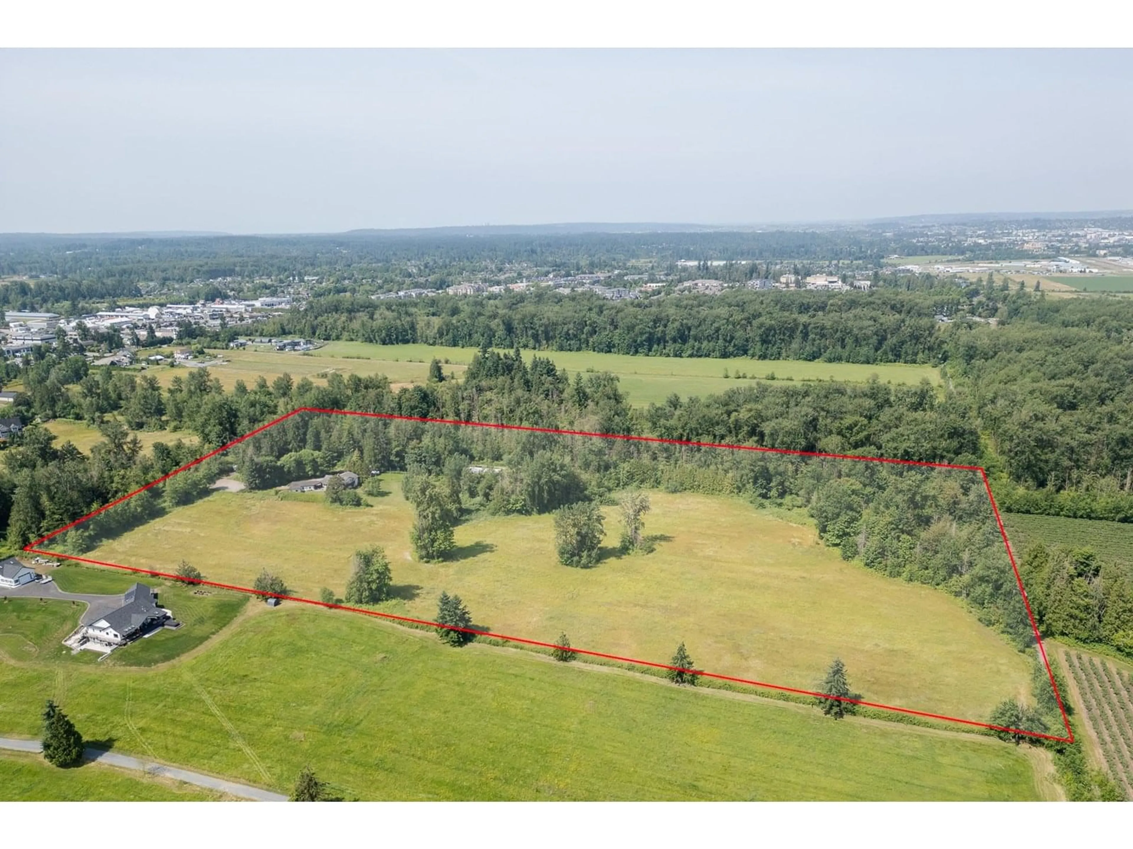 A pic from outside/outdoor area/front of a property/back of a property/a pic from drone, forest/trees view for 22801 48, Langley British Columbia V2Z2T7