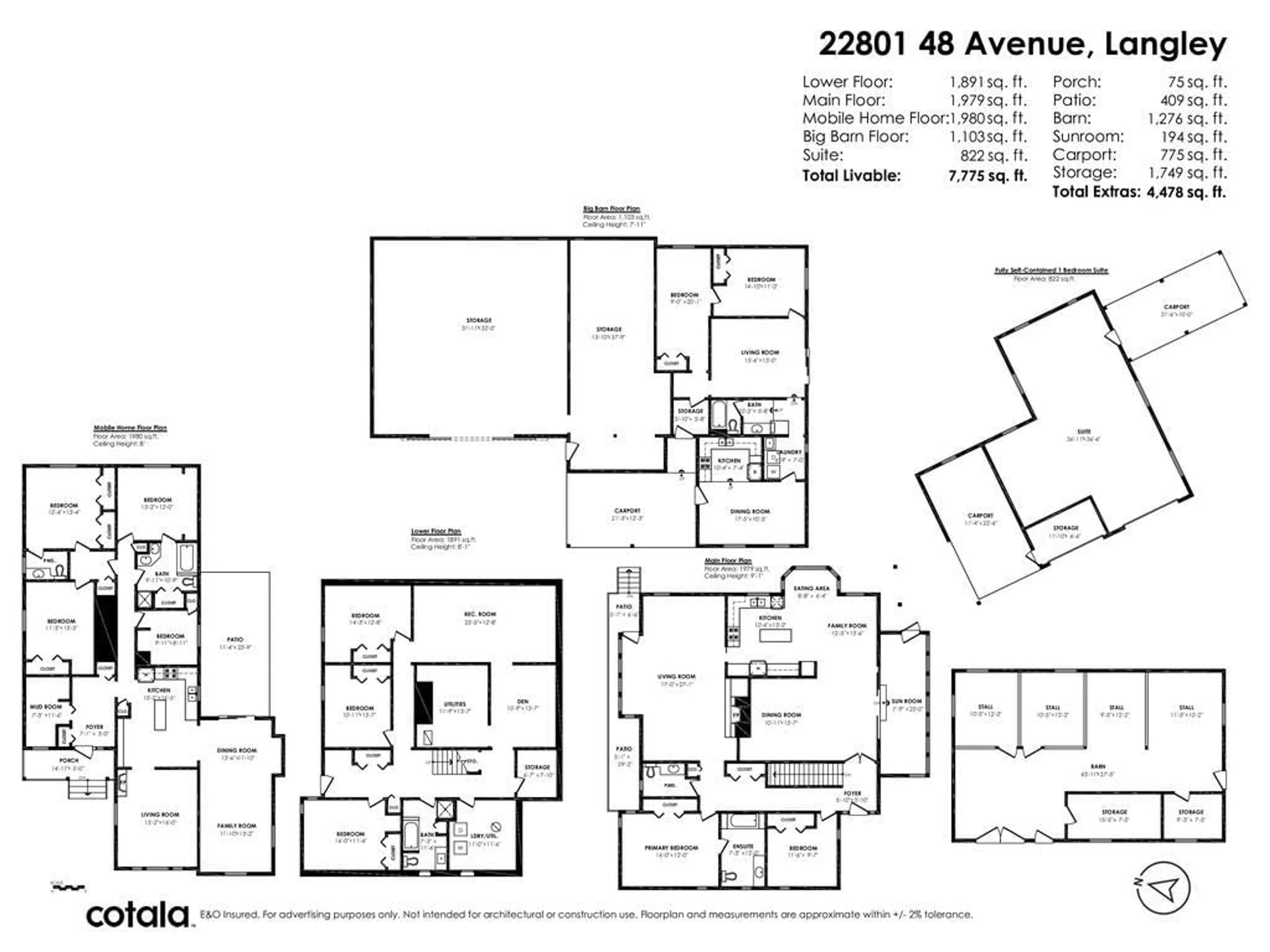 Floor plan for 22801 48, Langley British Columbia V2Z2T7