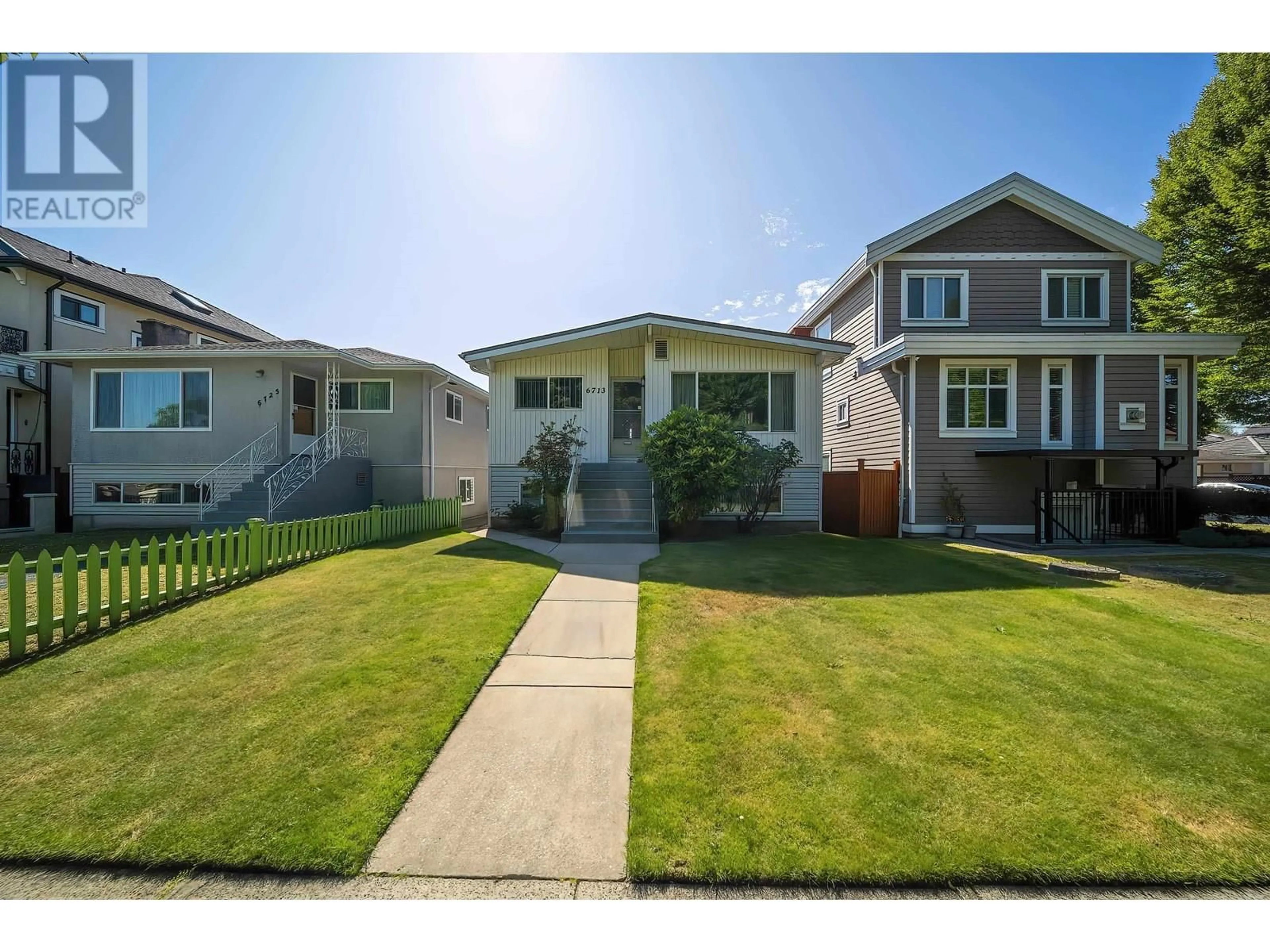 Home with vinyl exterior material, street for 6713 LANARK STREET, Vancouver British Columbia V5P2Z5