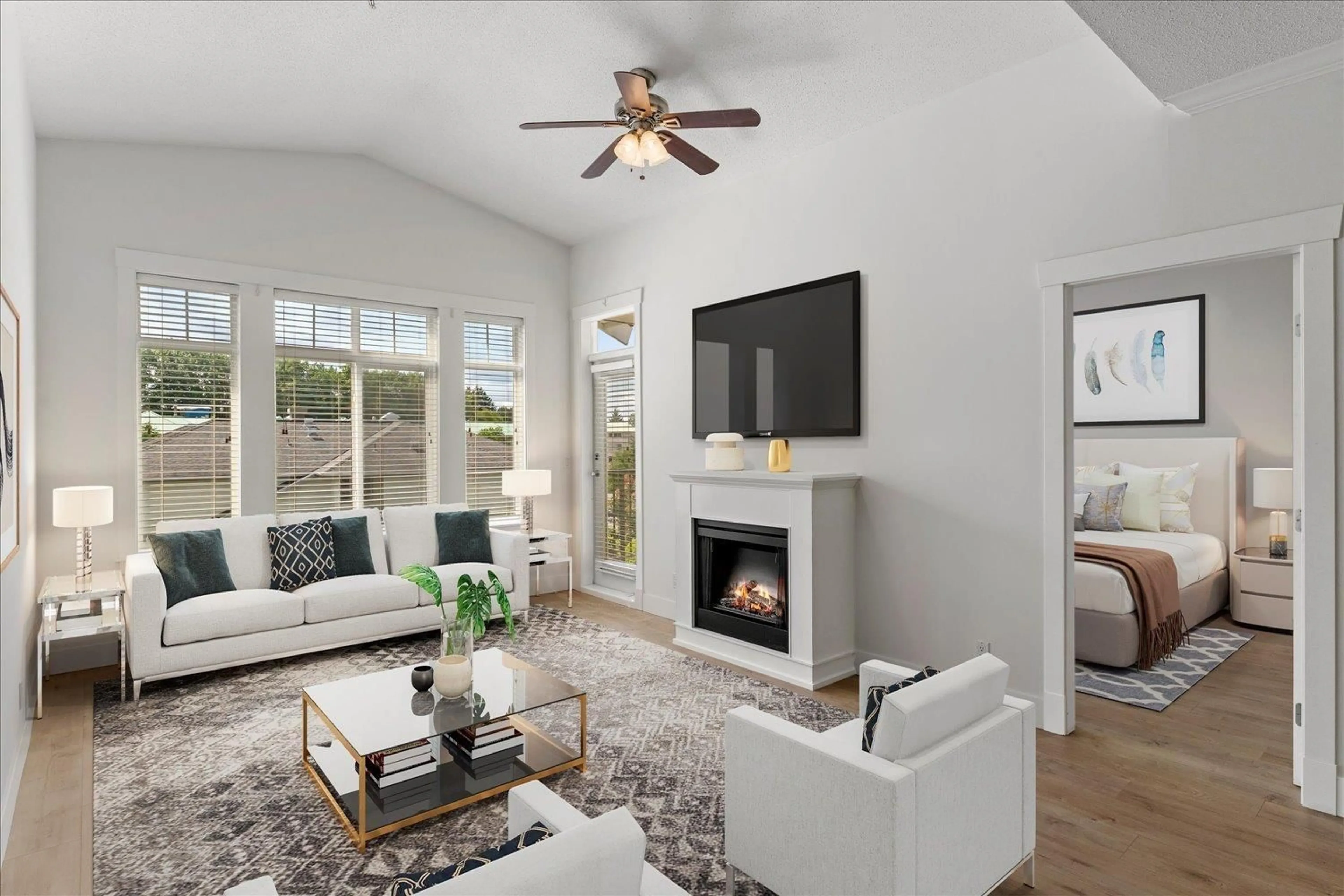 Living room with furniture, unknown for 411 - 33255 OLD YALE, Abbotsford British Columbia V2S8R2