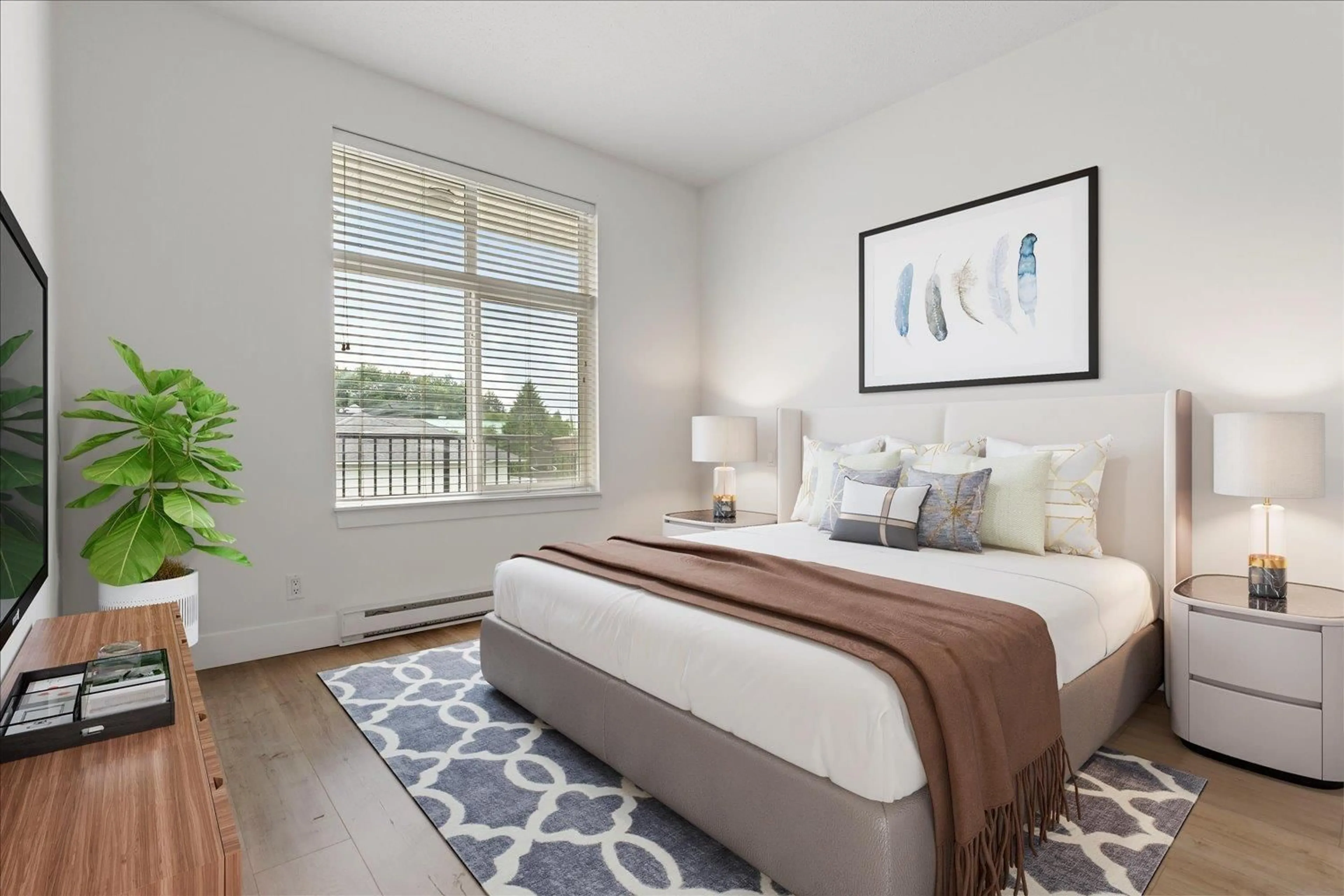 Bedroom with bed, unknown for 411 - 33255 OLD YALE, Abbotsford British Columbia V2S8R2