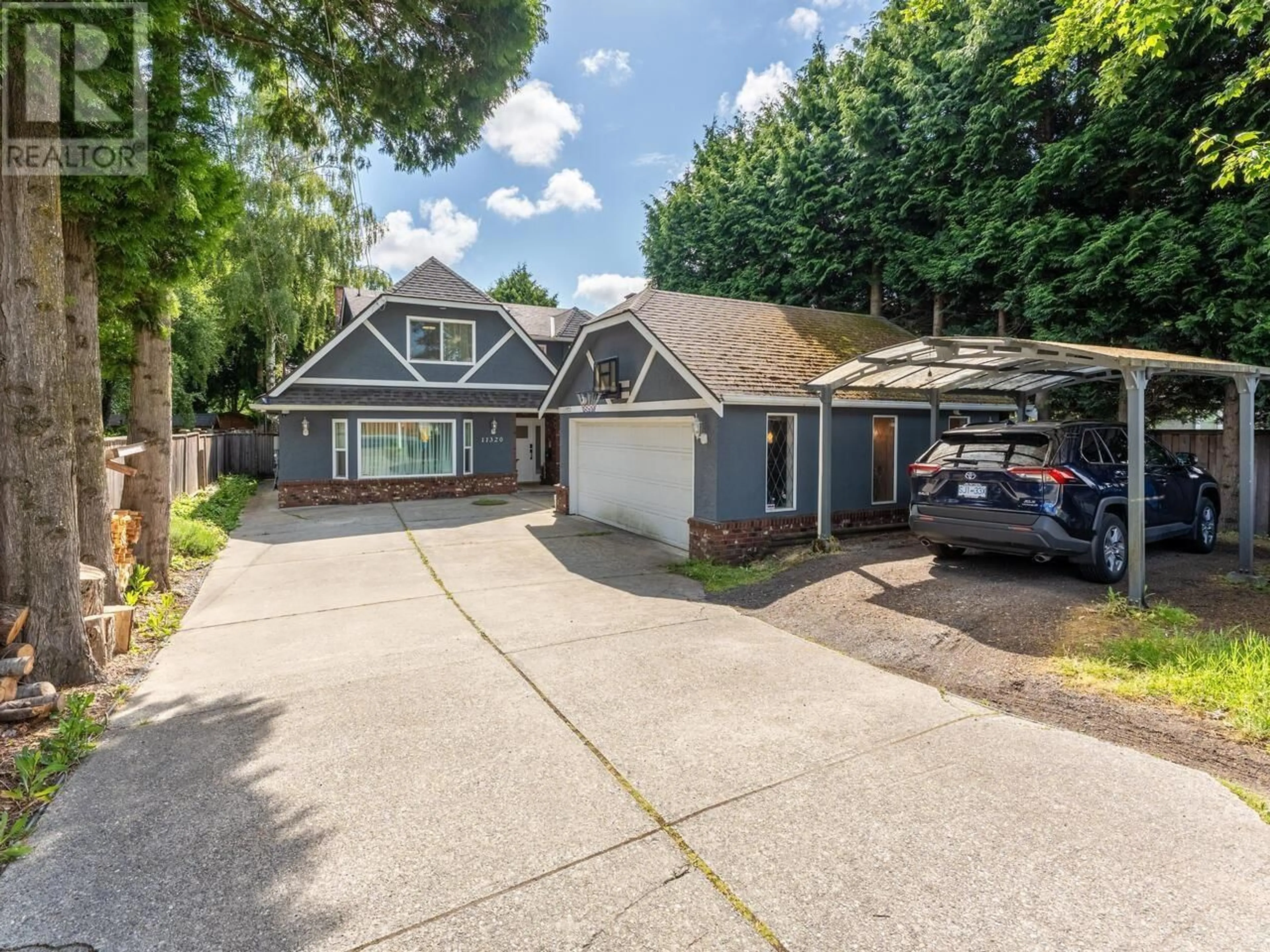 A pic from outside/outdoor area/front of a property/back of a property/a pic from drone, street for 11320 NO. 1 ROAD, Richmond British Columbia V7E1S5
