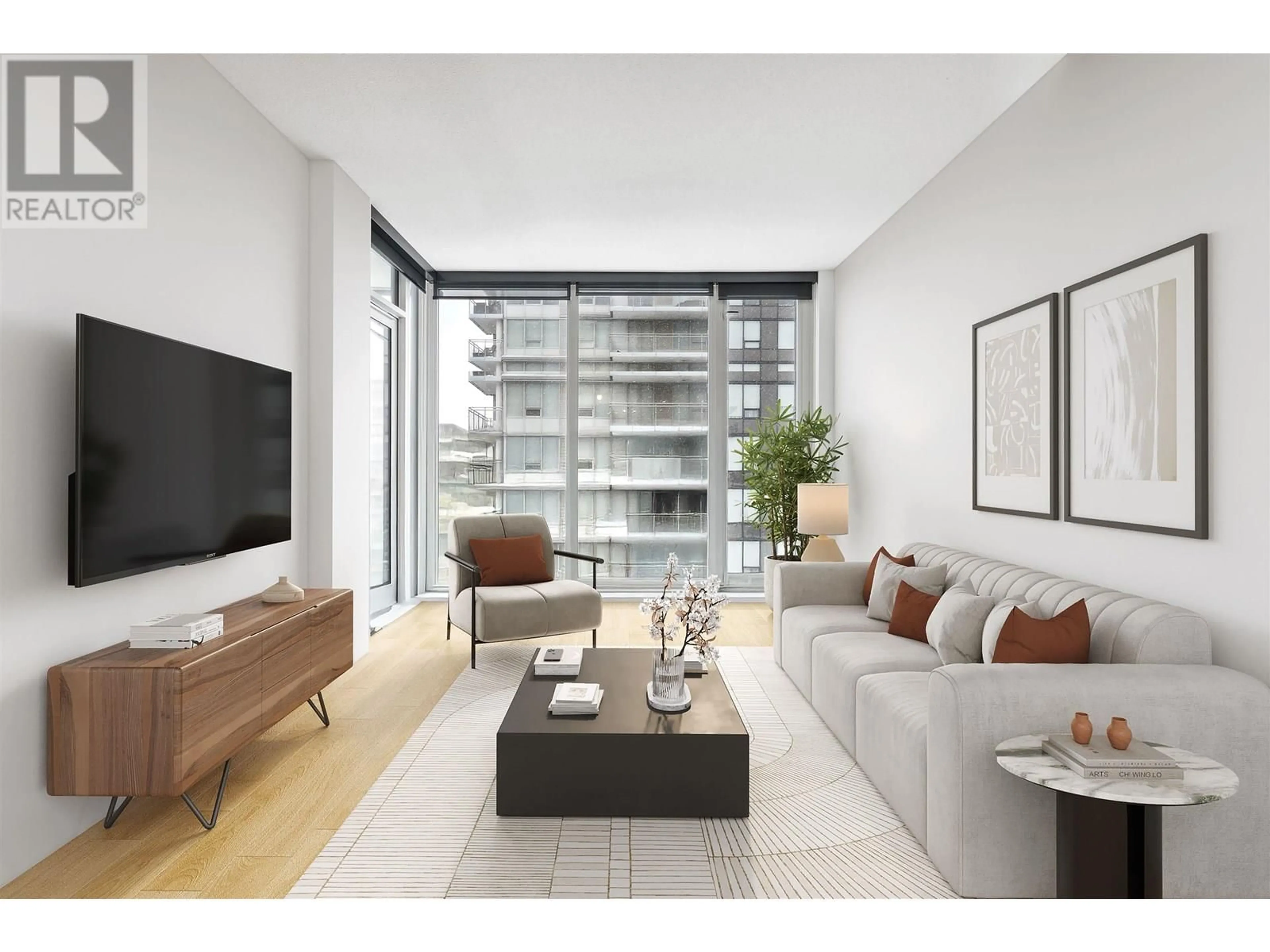 Living room with furniture, unknown for 1106 - 8988 PATTERSON ROAD, Richmond British Columbia V6X0R2