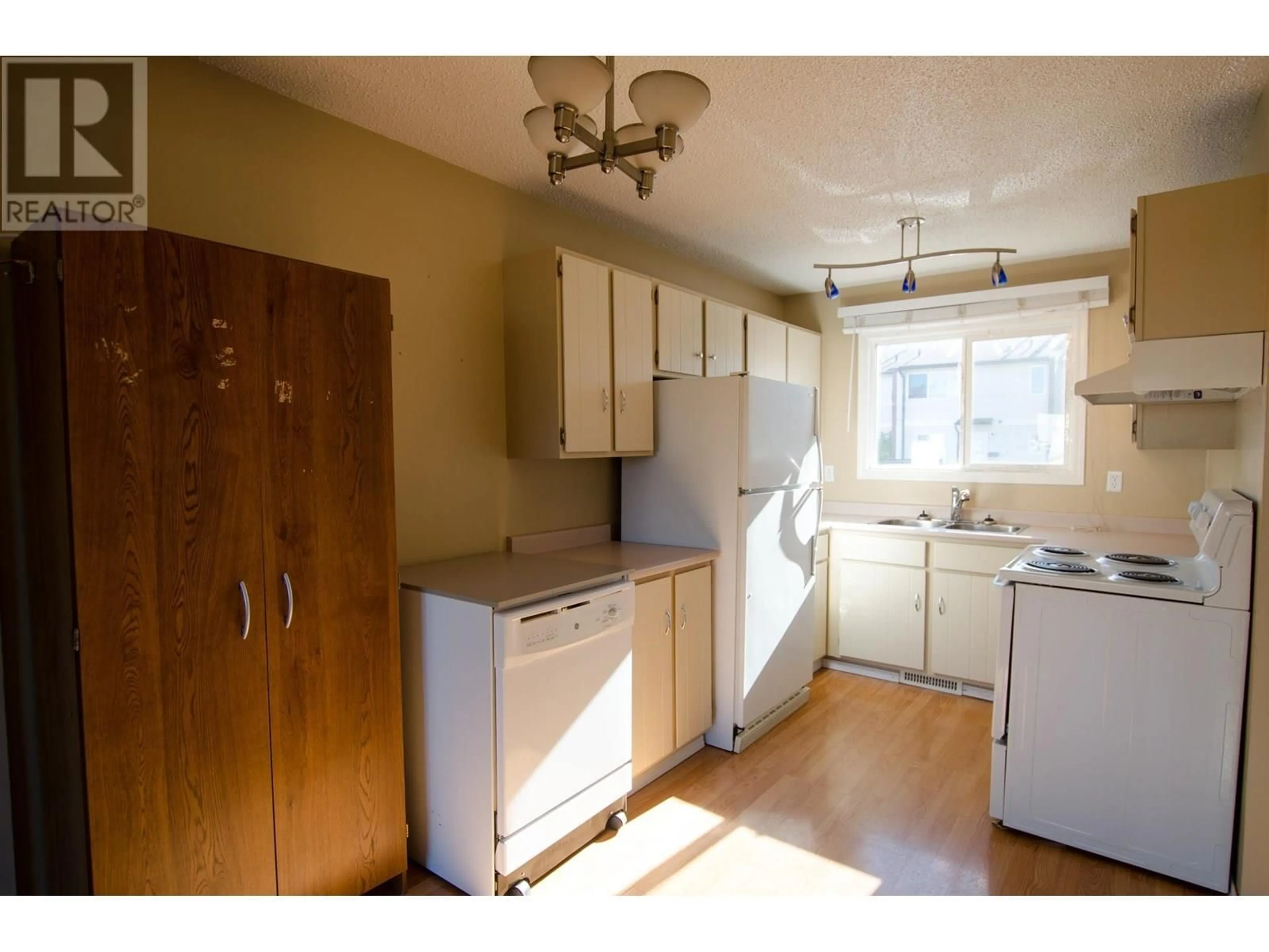 Standard kitchen, wood/laminate floor for 223 - 4344 JACKPINE AVENUE, Prince George British Columbia V2M6G5
