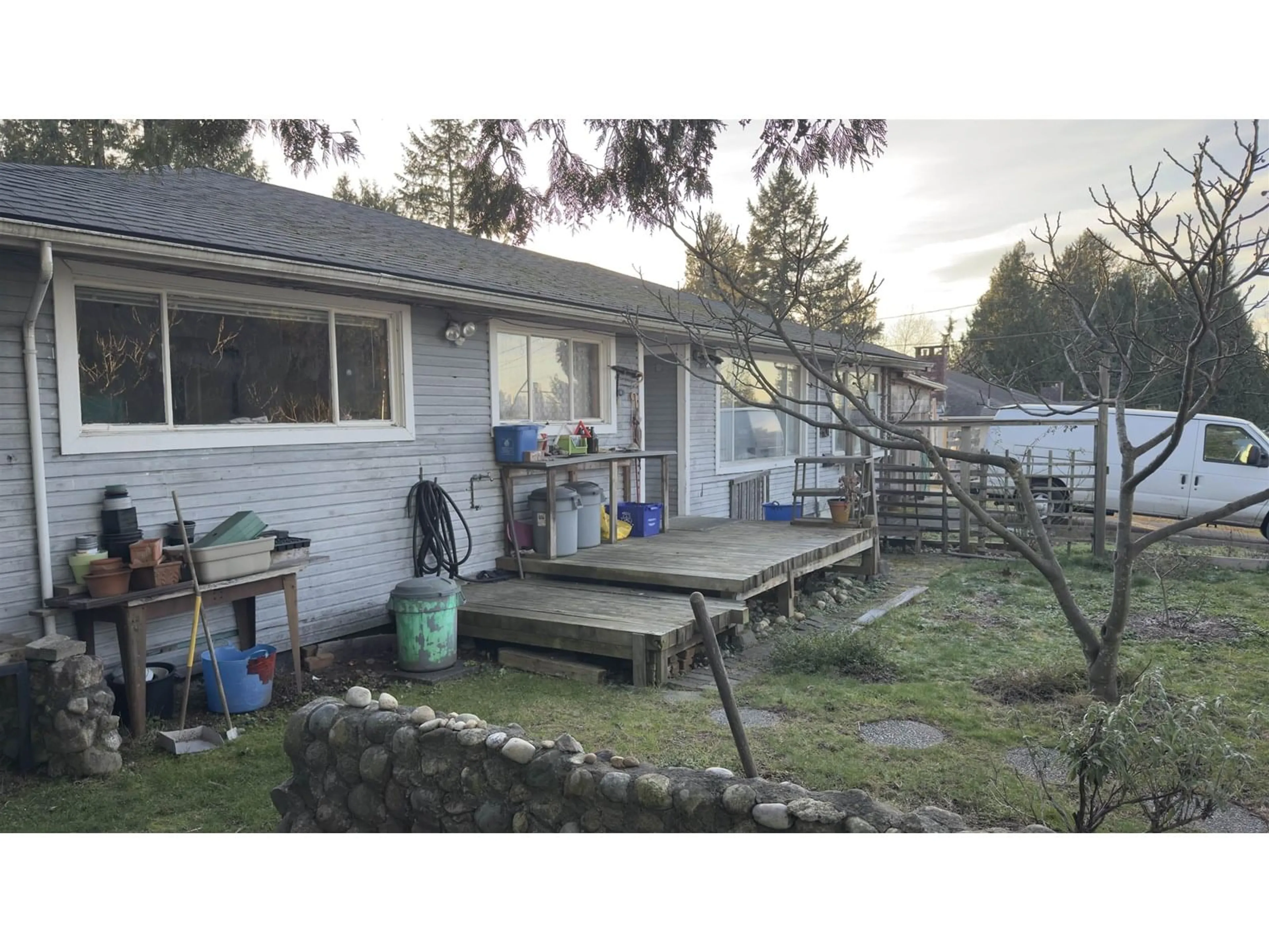 A pic from outside/outdoor area/front of a property/back of a property/a pic from drone, water/lake/river/ocean view for 9401 DAWSON, Delta British Columbia V4C5G7