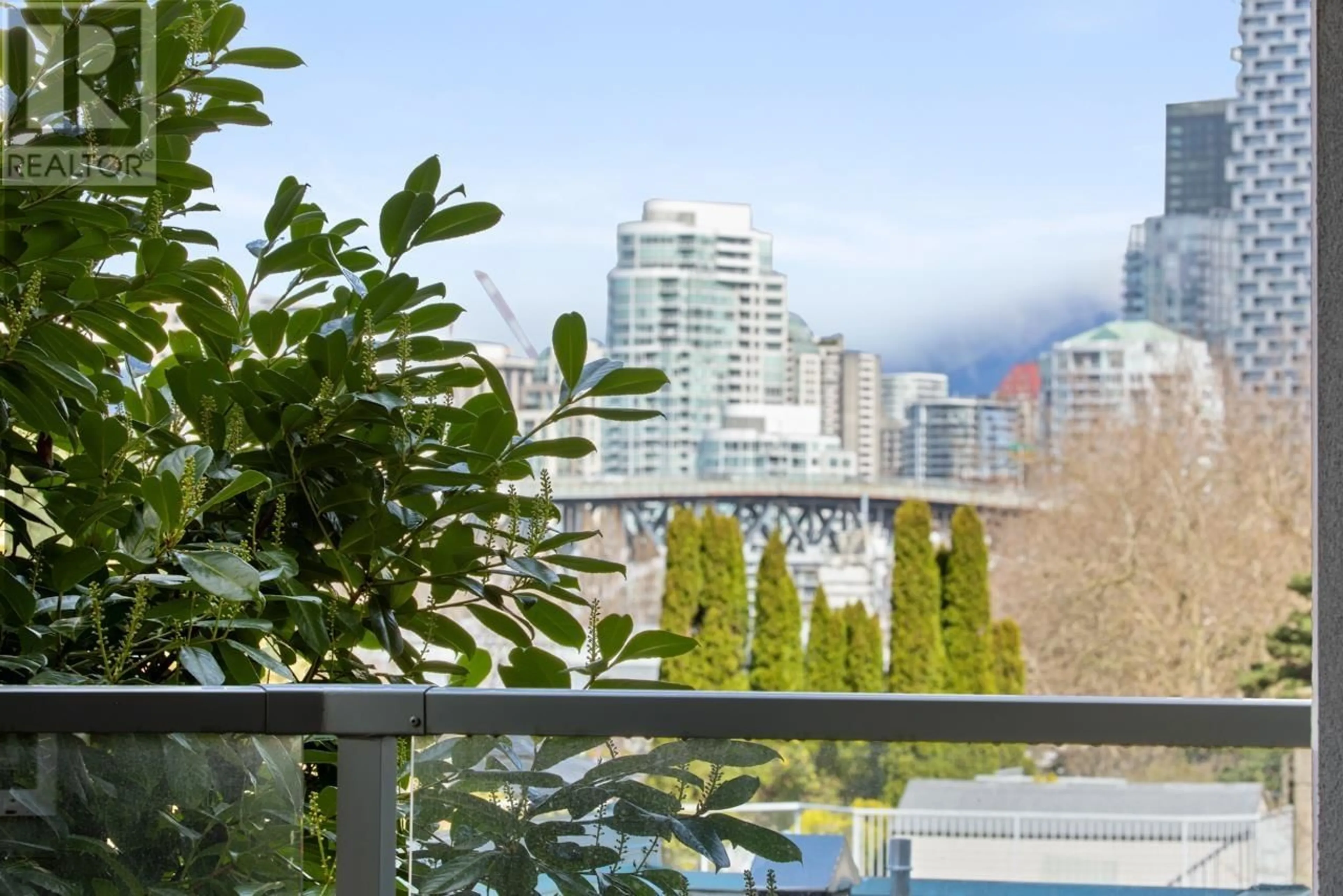 Balcony in the apartment, city buildings view from balcony for 205 - 1345 4TH AVENUE, Vancouver British Columbia V6H3Y8