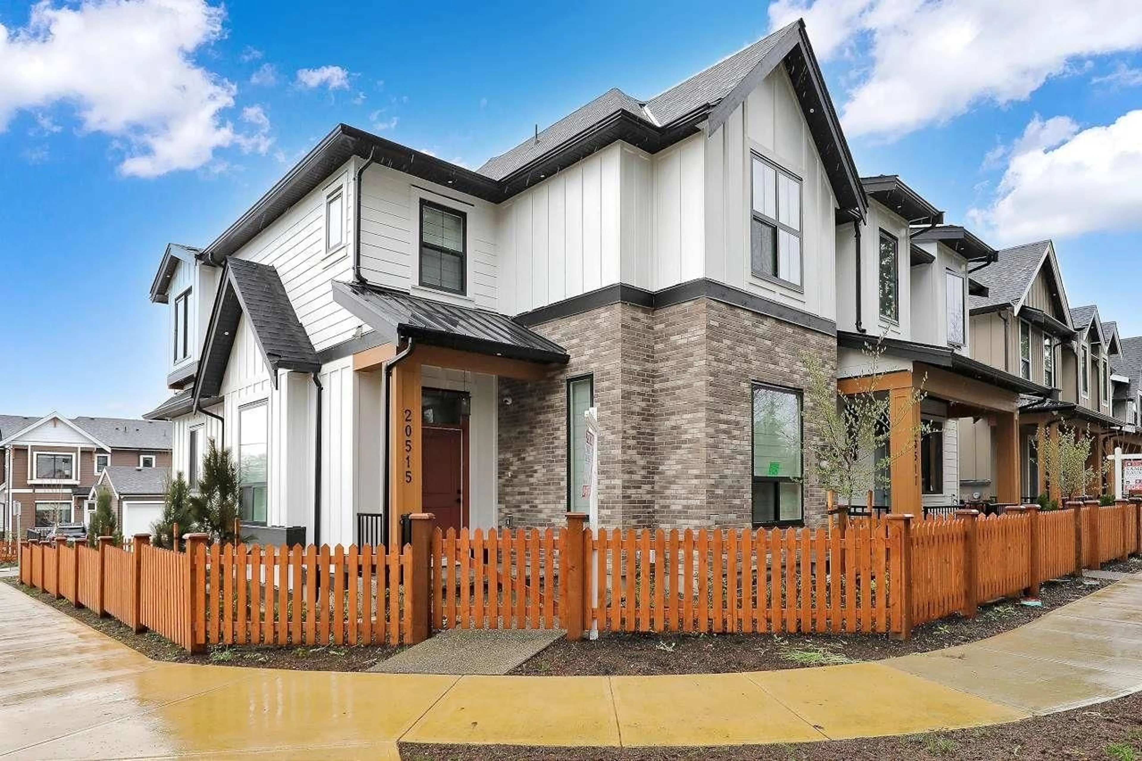 Home with brick exterior material, street for 20515 74B, Langley British Columbia V2Y1V5