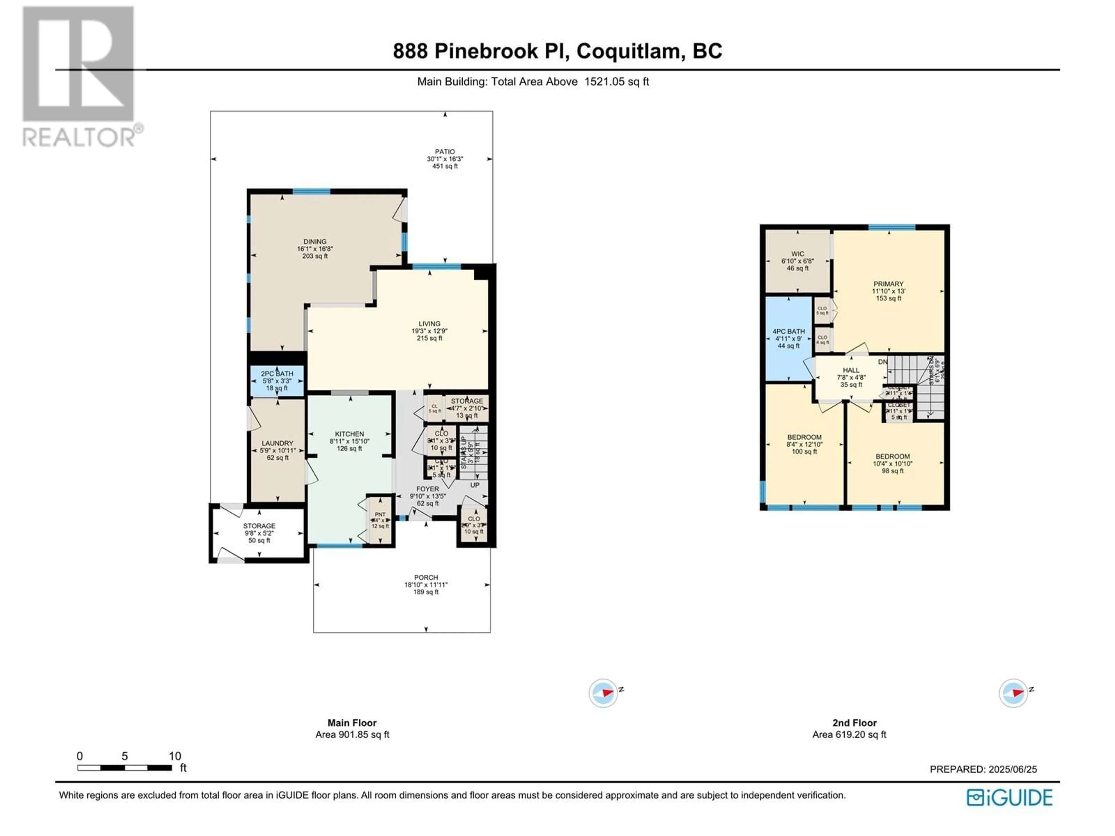 Floor plan for 888 PINEBROOK PLACE, Coquitlam British Columbia V3C4B9