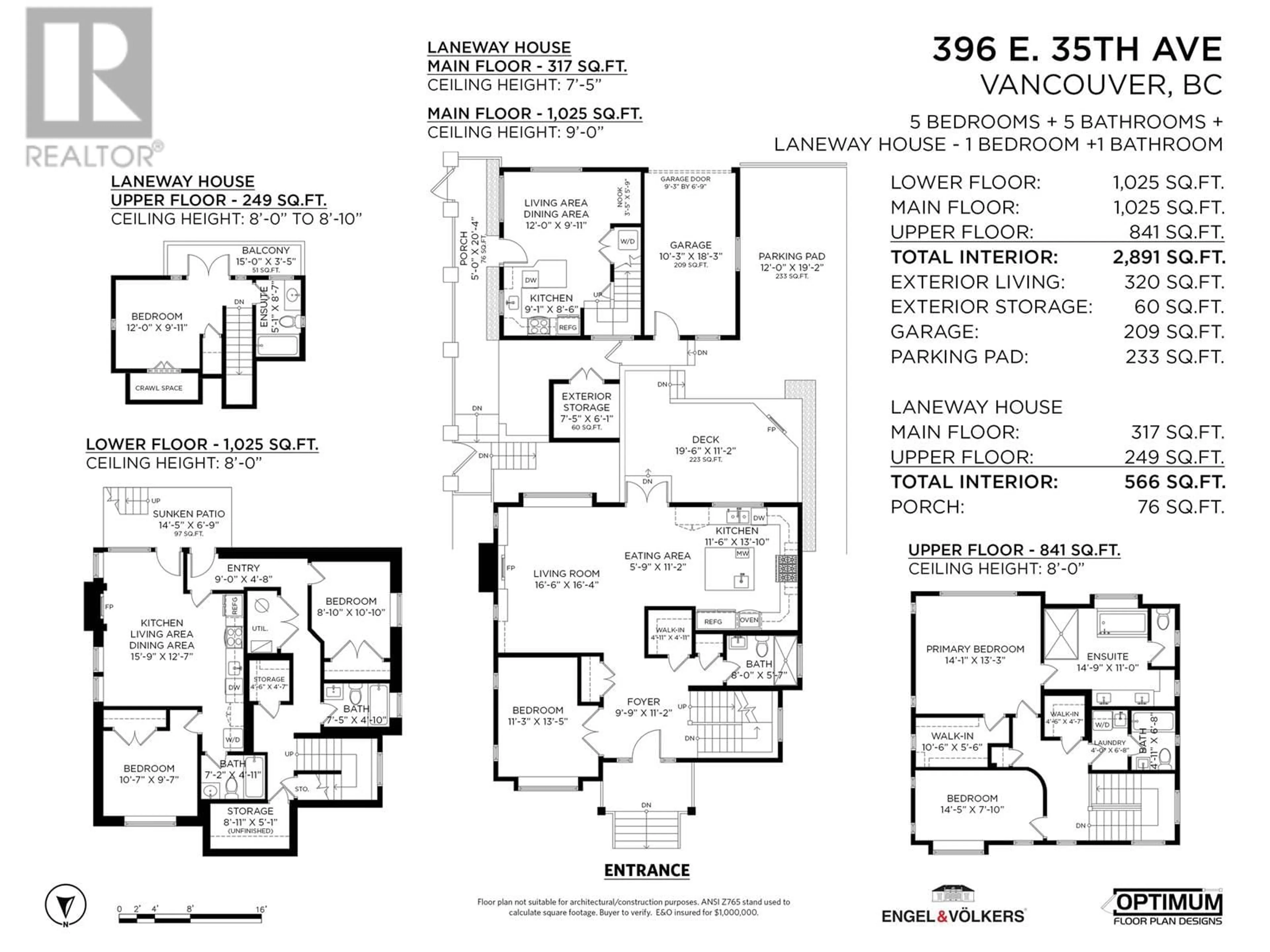 Floor plan for 396 35TH AVENUE, Vancouver British Columbia V5W1A8