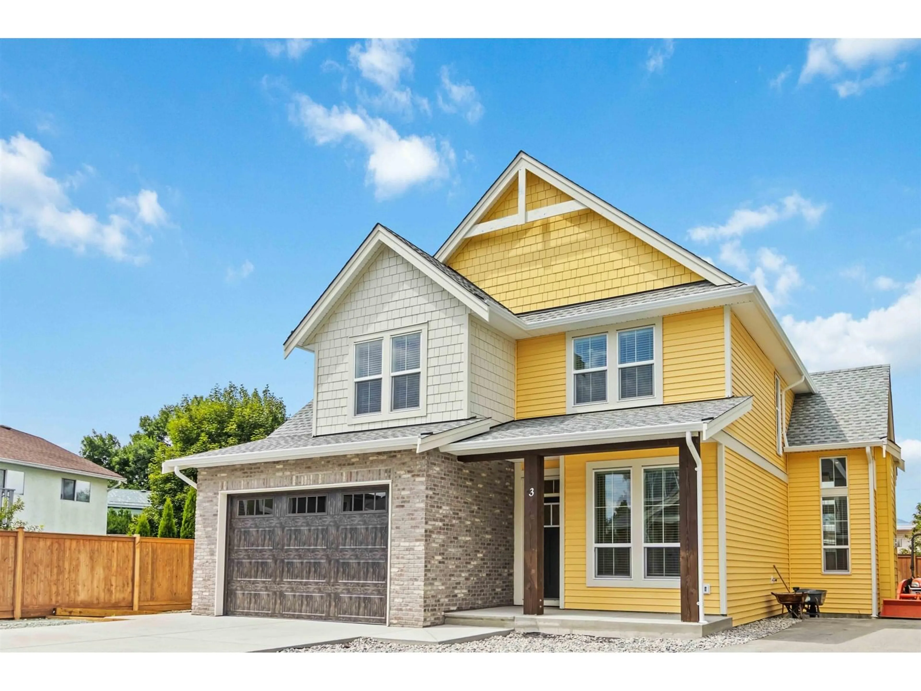 Home with brick exterior material, street for 3 - 45314 WELLS ROAD, Chilliwack British Columbia V2R1H2