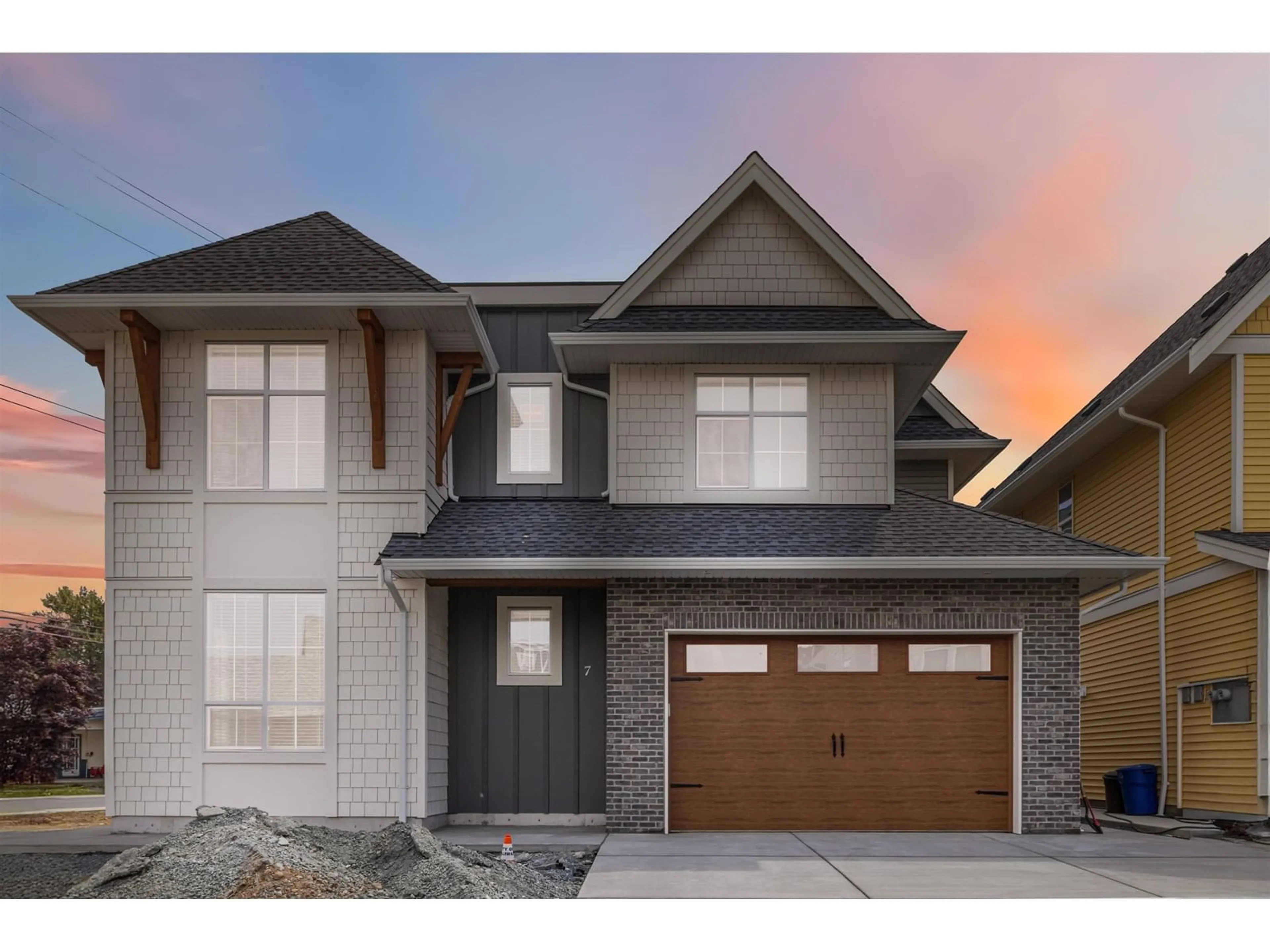 Home with brick exterior material, street for 7 - 45314 WELLS ROAD, Chilliwack British Columbia V2R1H2