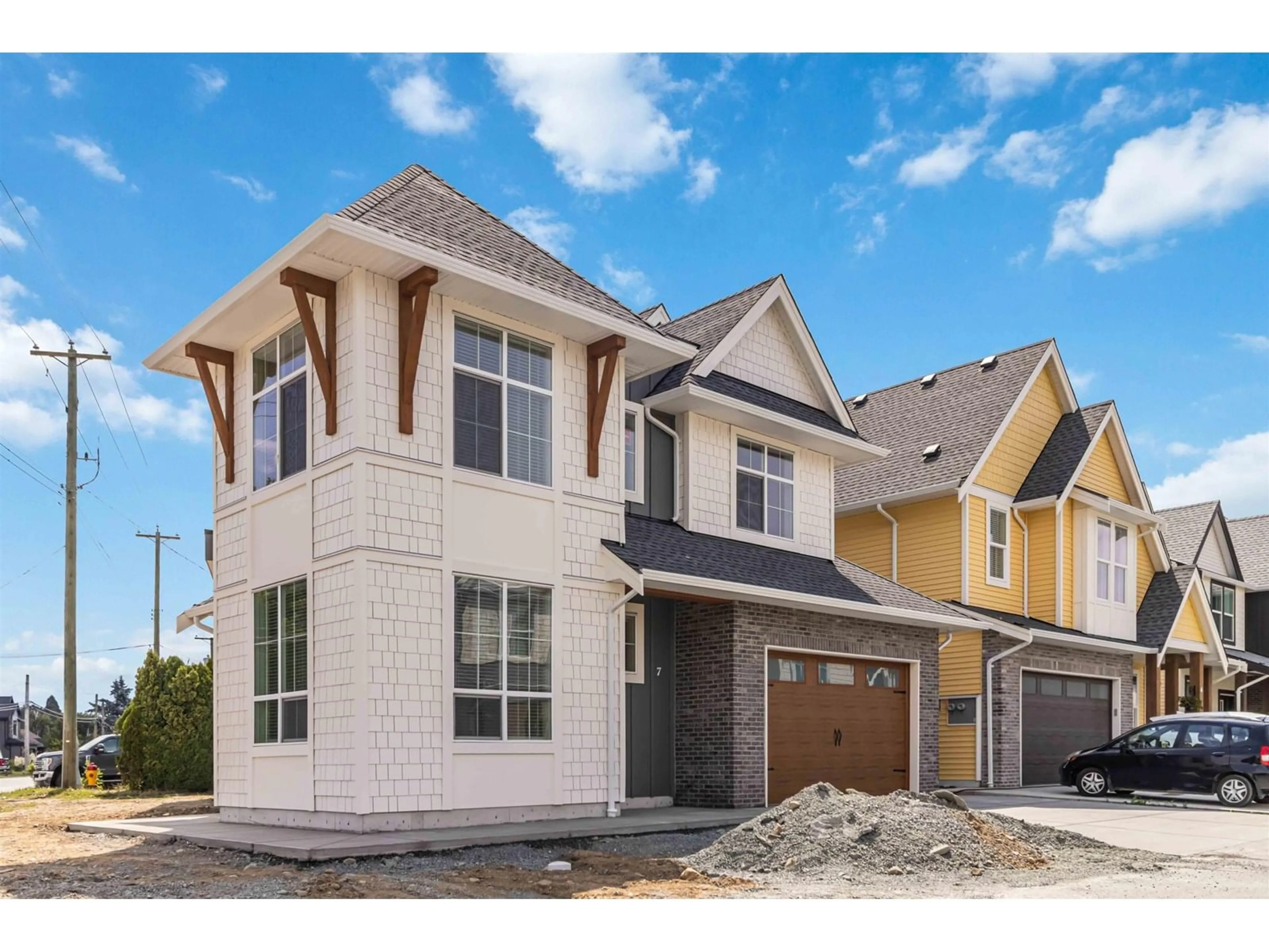 Home with brick exterior material, street for 7 - 45314 WELLS ROAD, Chilliwack British Columbia V2R1H2