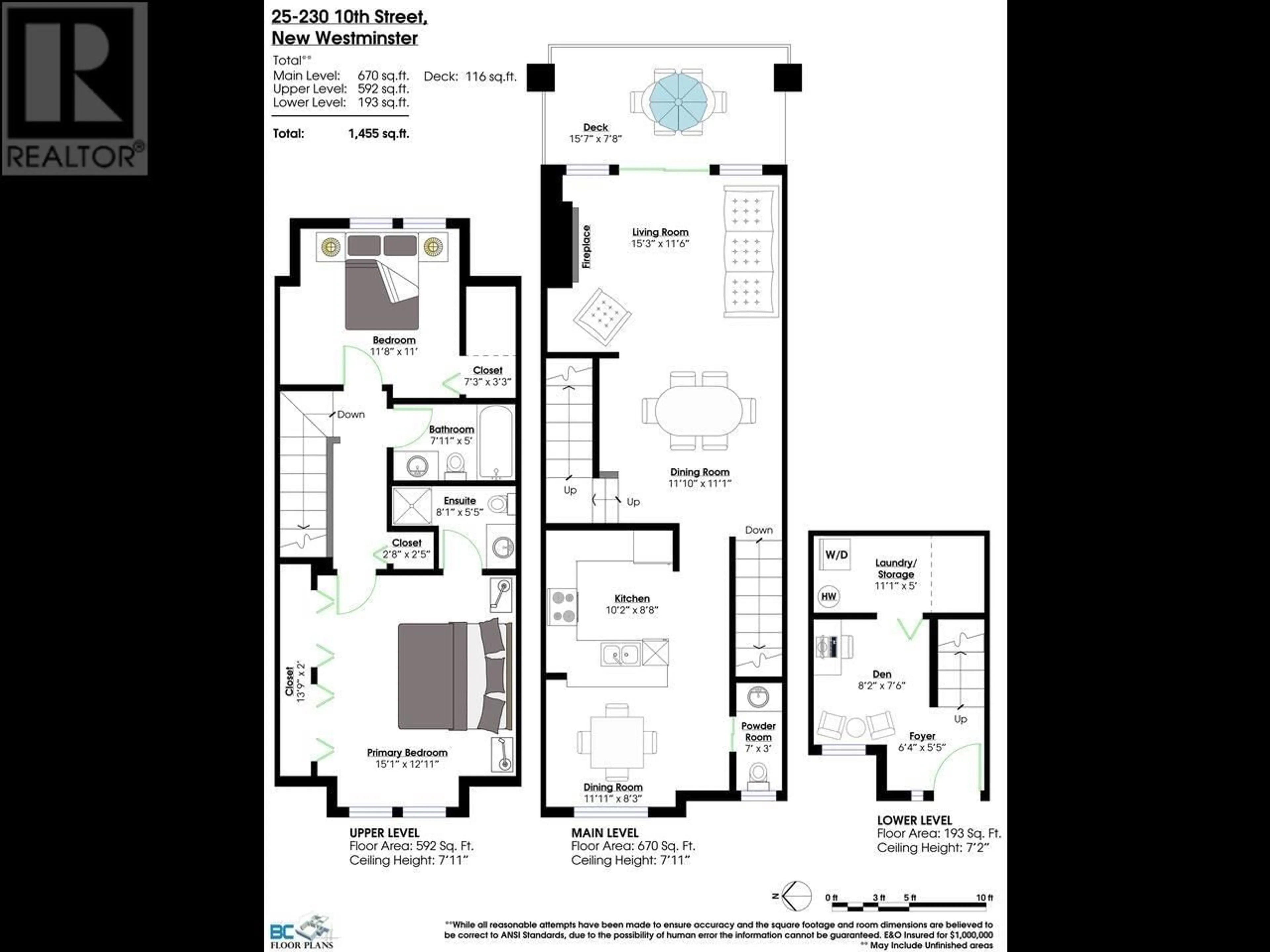 Floor plan for 25 - 230 TENTH STREET, New Westminster British Columbia V3M3X9