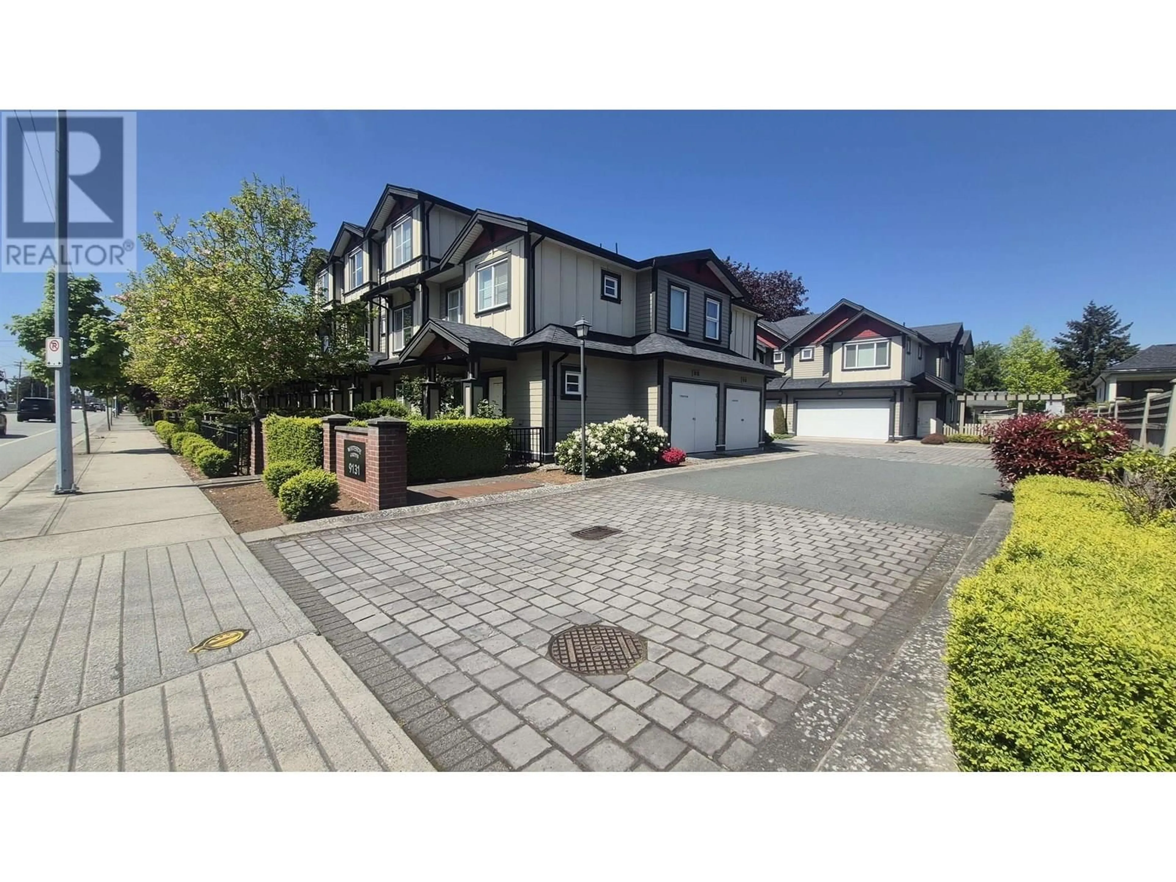 A pic from outside/outdoor area/front of a property/back of a property/a pic from drone, street for 1 - 9131 WILLIAMS ROAD, Richmond British Columbia V7A1G8