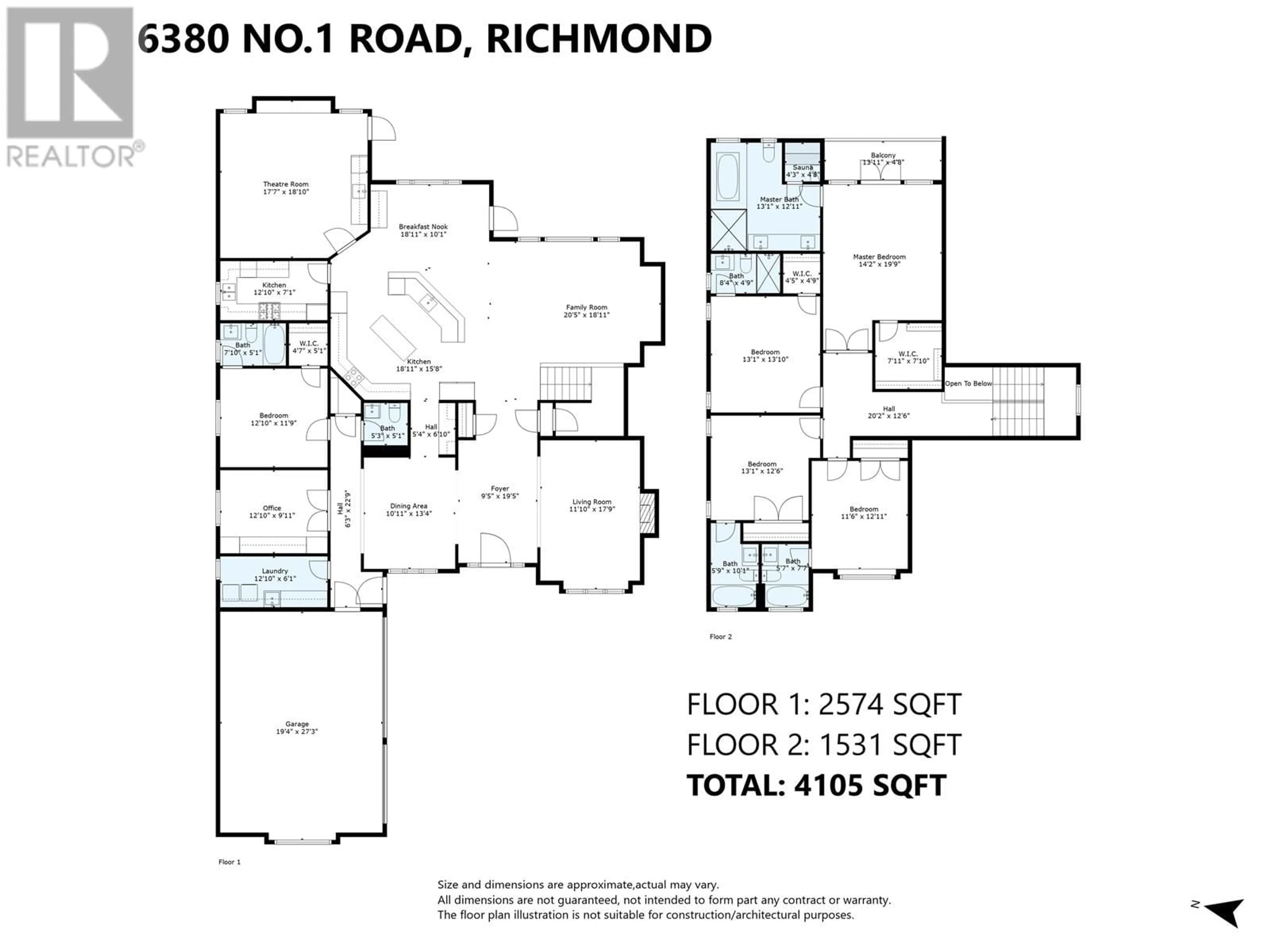 Floor plan for 6380 NO. 1 ROAD, Richmond British Columbia V7C1T3