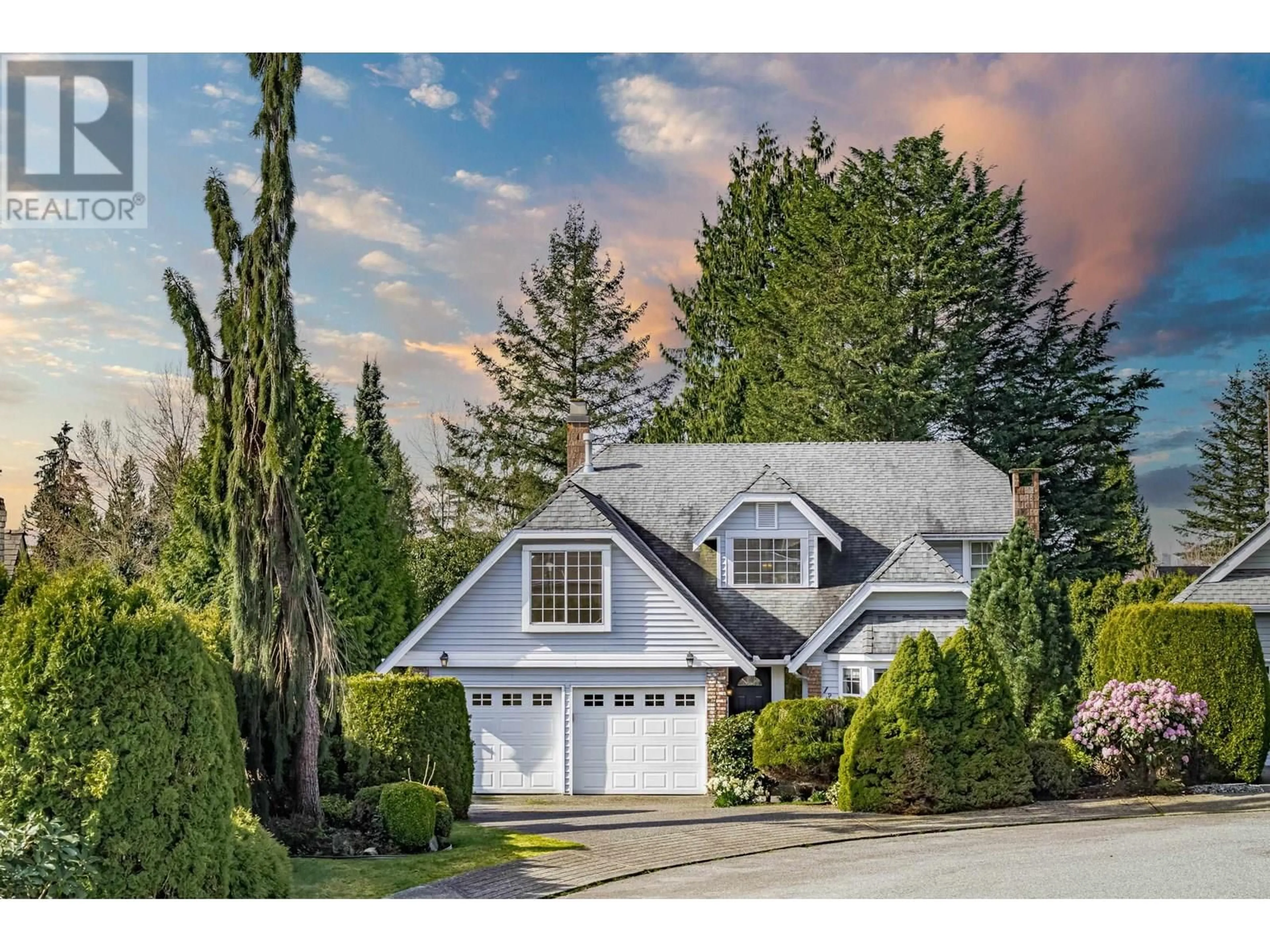 Home with vinyl exterior material, street for 1310 ASTER COURT, Coquitlam British Columbia V3E2H8