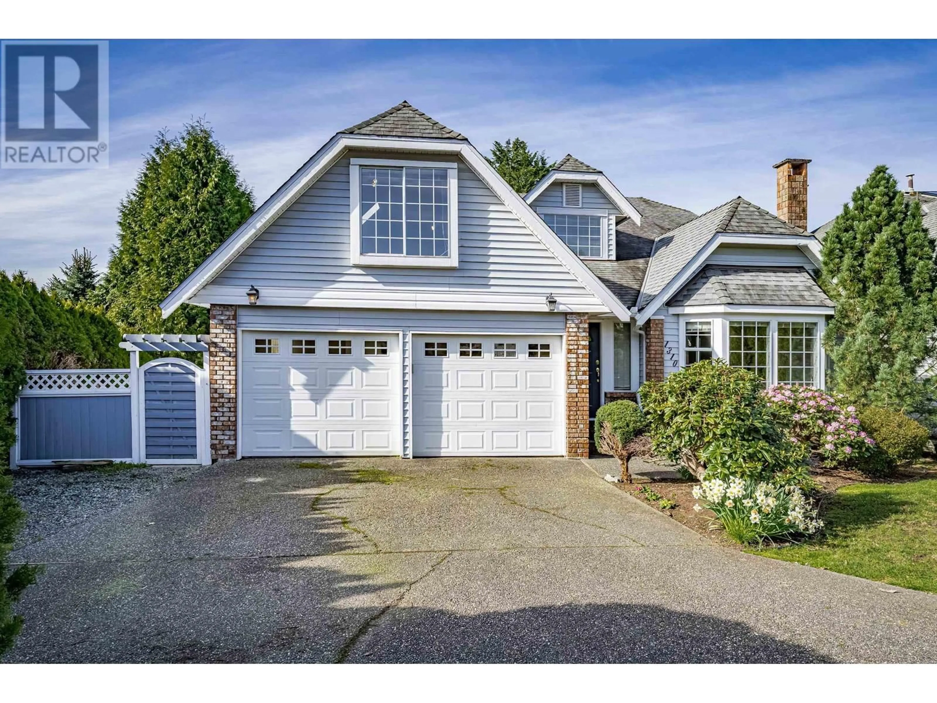 Home with vinyl exterior material, street for 1310 ASTER COURT, Coquitlam British Columbia V3E2H8