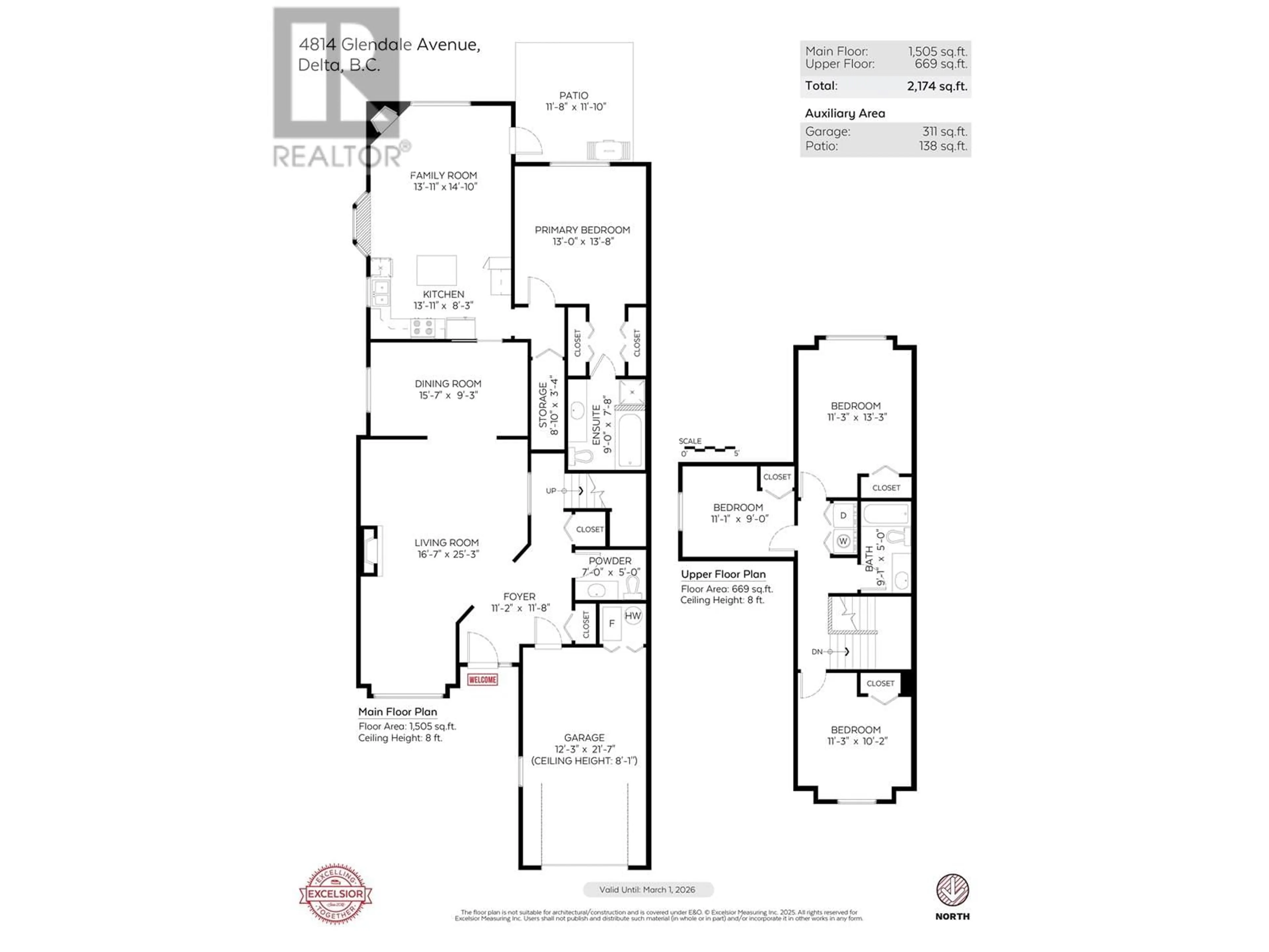 Floor plan for 4814 GLENDALE AVENUE, Delta British Columbia V4K1N6