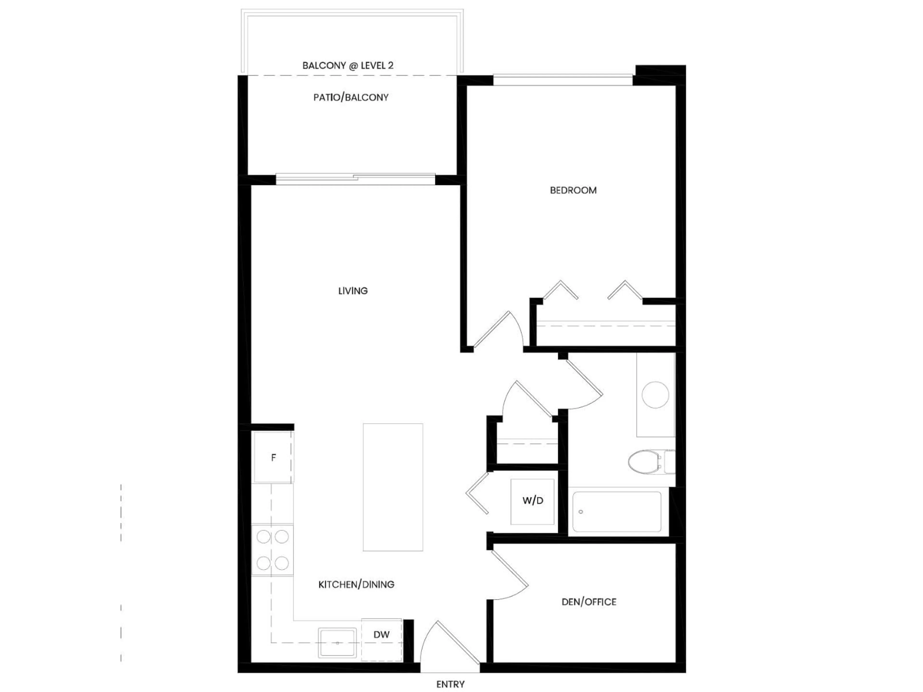 Floor plan for 319 - 7936 206, Langley British Columbia V2Y3X1