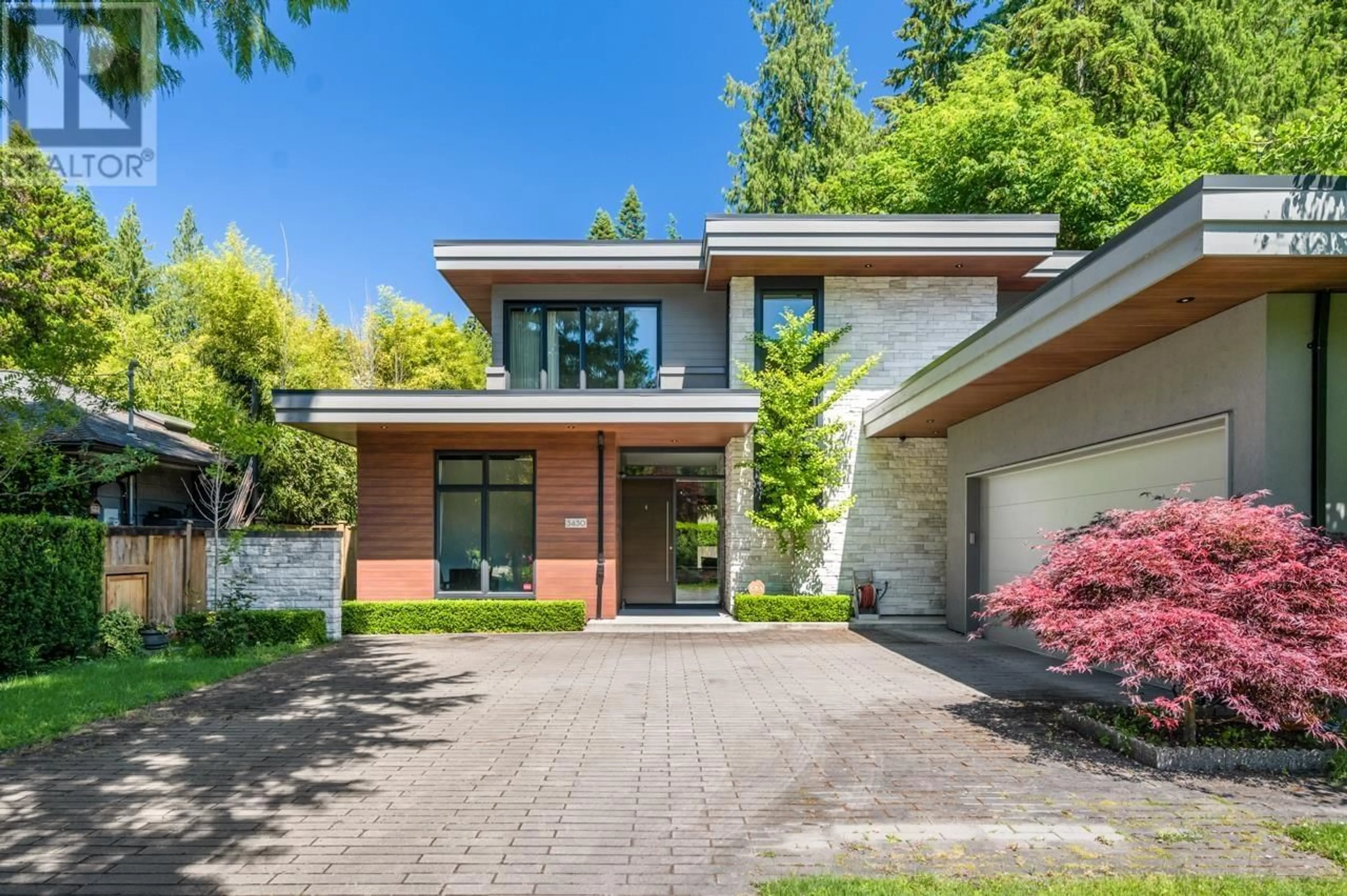 Home with brick exterior material, street for 3430 AINTREE DRIVE, North Vancouver British Columbia V7R4E3