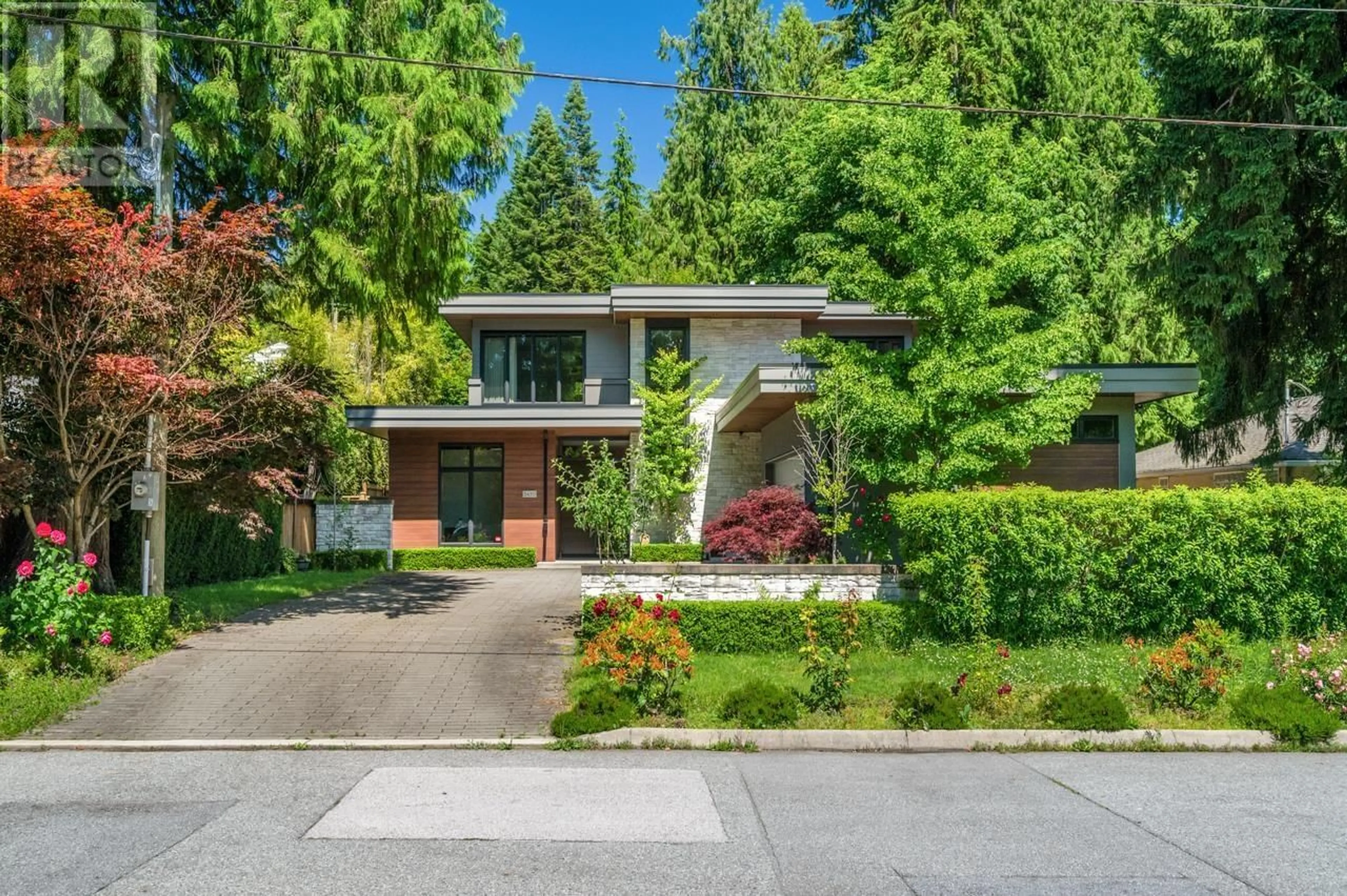Home with brick exterior material, street for 3430 AINTREE DRIVE, North Vancouver British Columbia V7R4E3